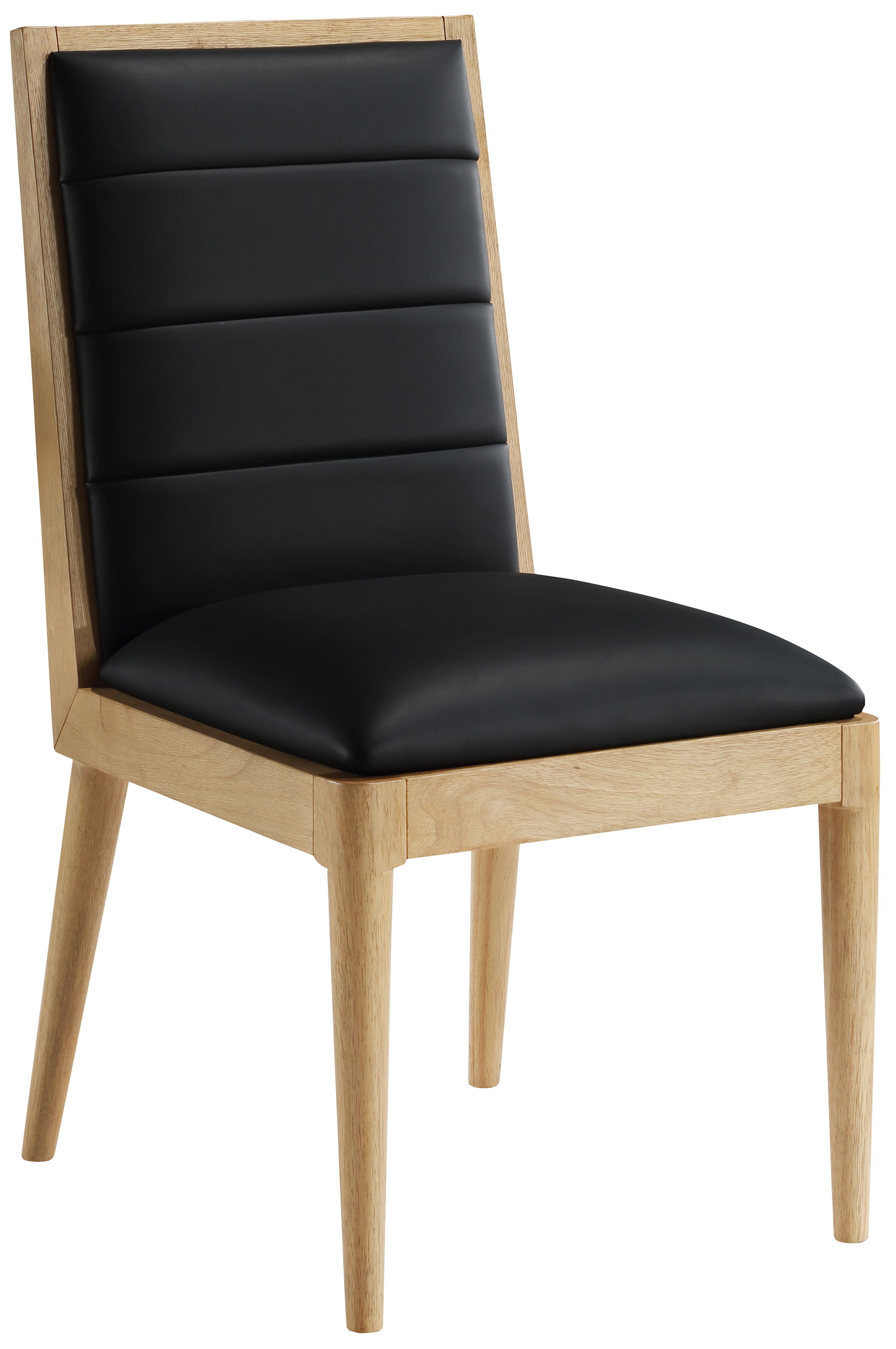 Bristol - Faux Leather Dining Chair (Set of 2) - Natural / Black