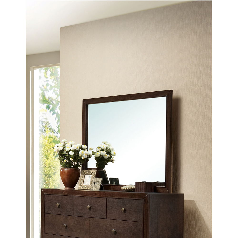 Madison - Mirror - Espresso, dark brown