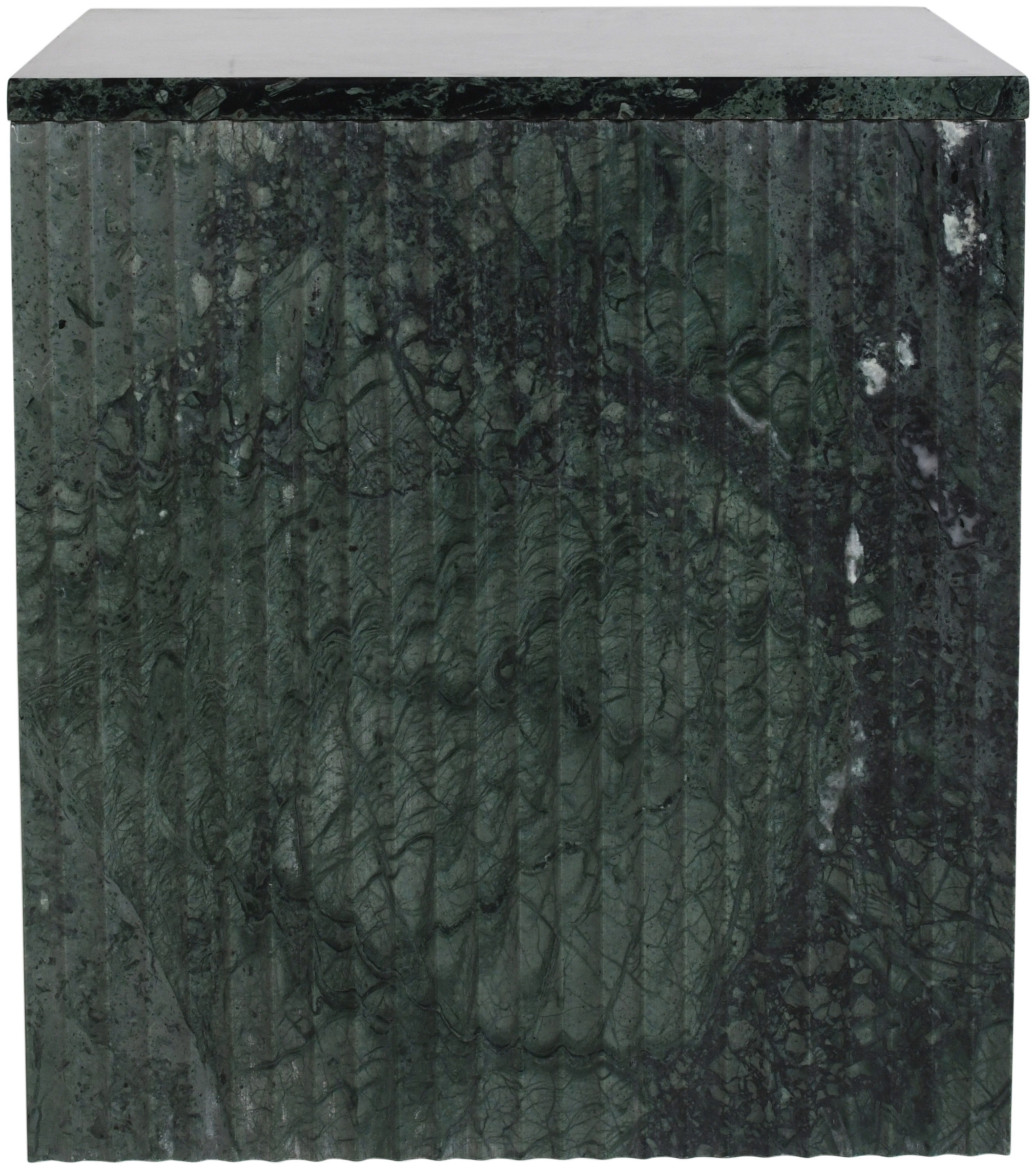 Pienza - Marble End Table - Green