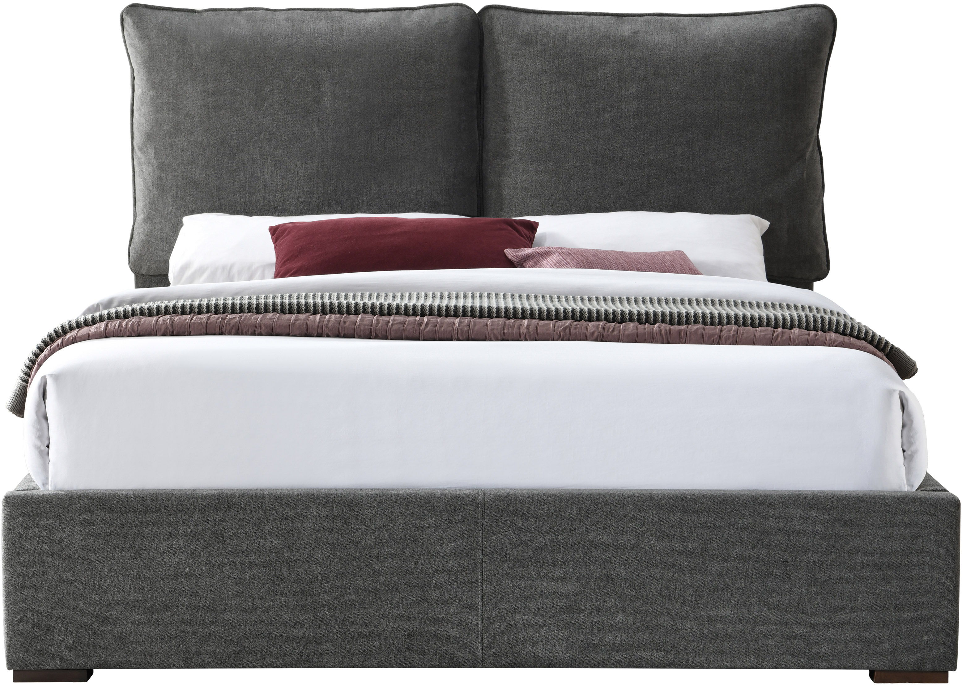Misha - King Bed - Pepper Black