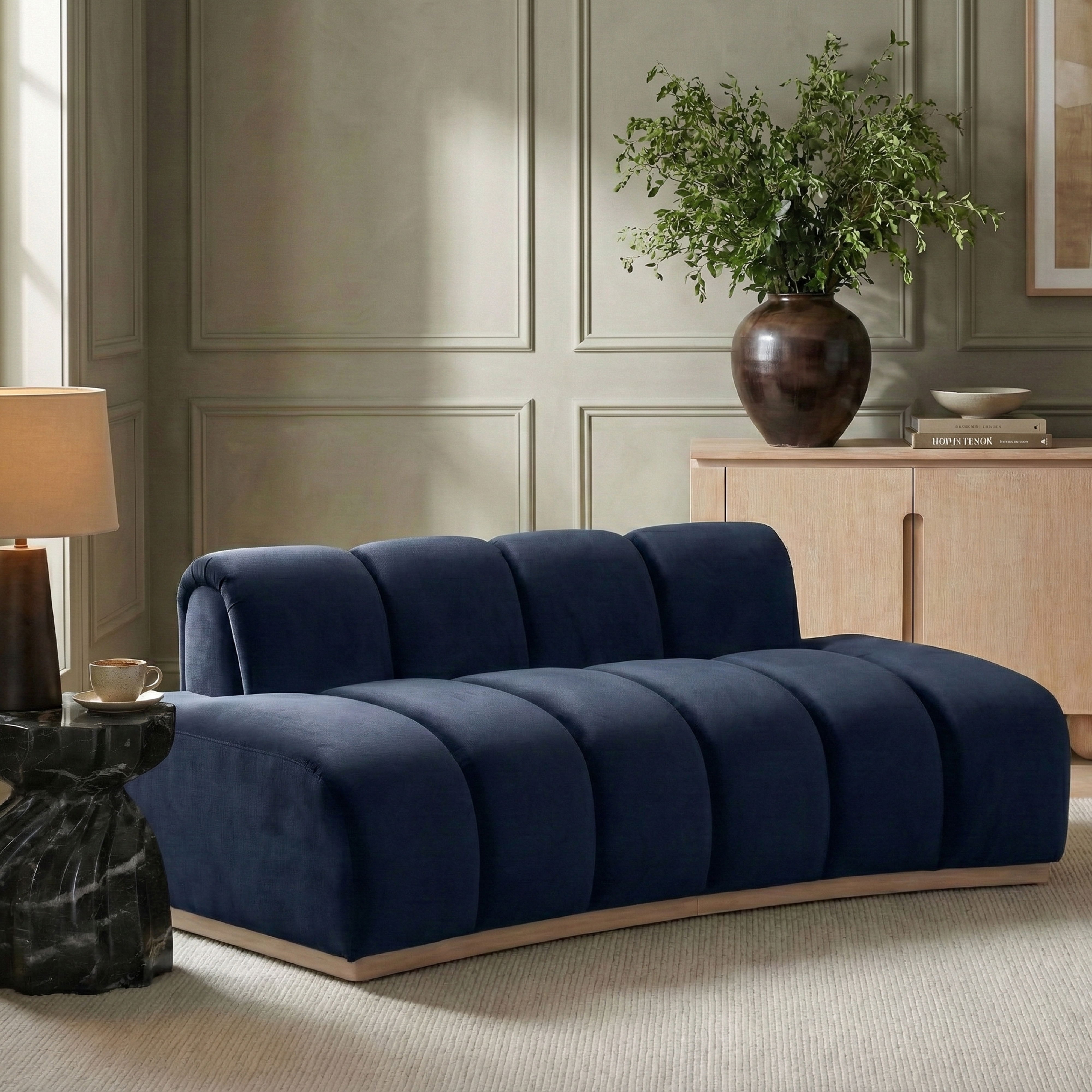 Jace - Loveseat - Navy