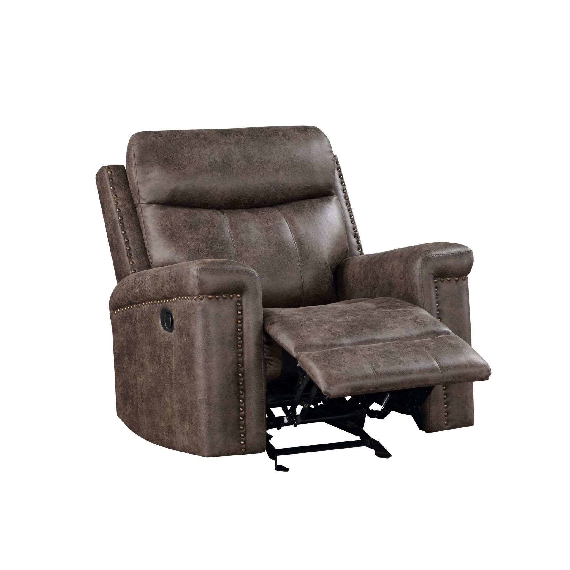 Quade - Glider Recliner - Mocha, dark brown, view 5