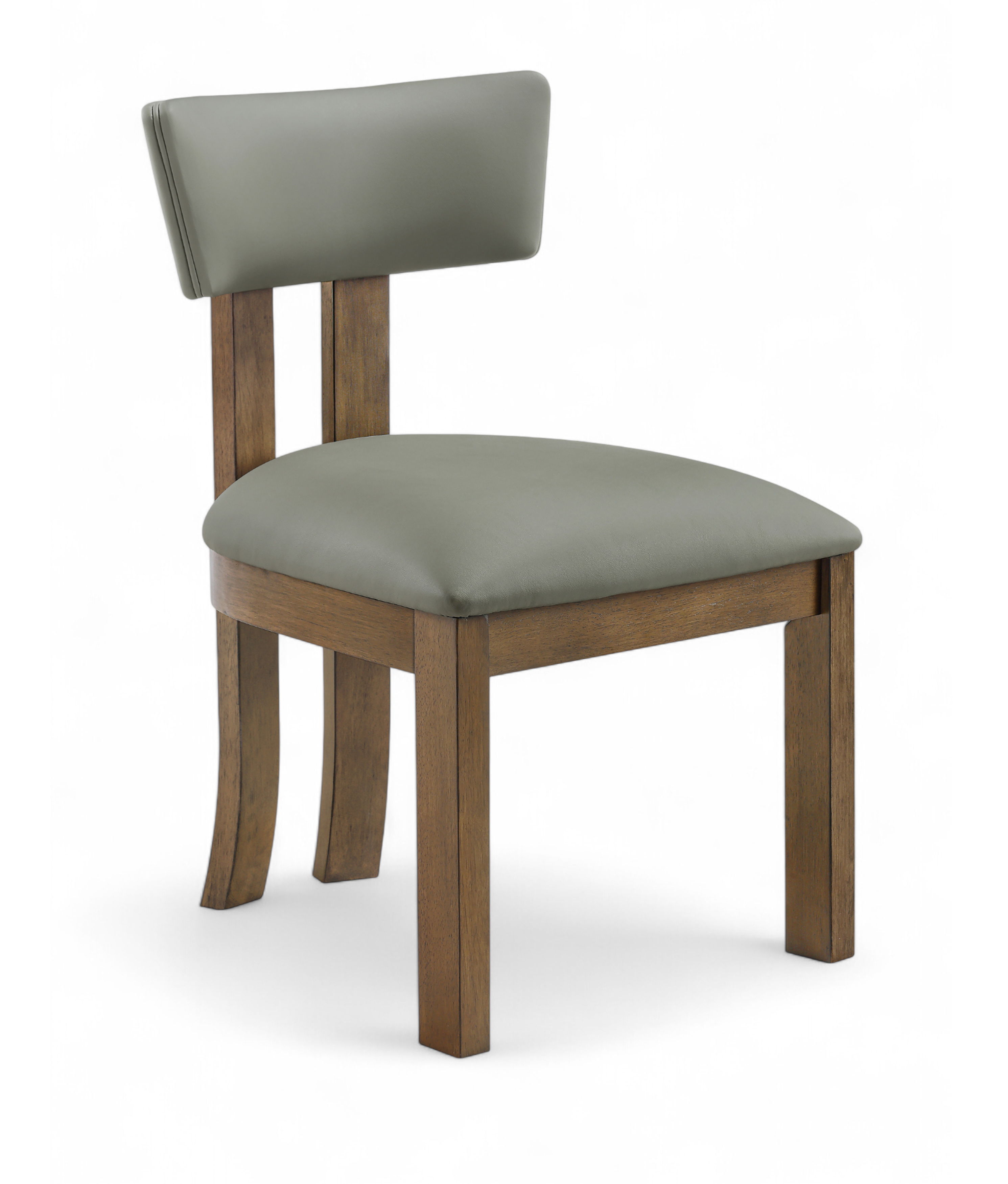 Lavrin - Vegan Leather Upholstered Dining Side Chair (Set of 2) - Olive