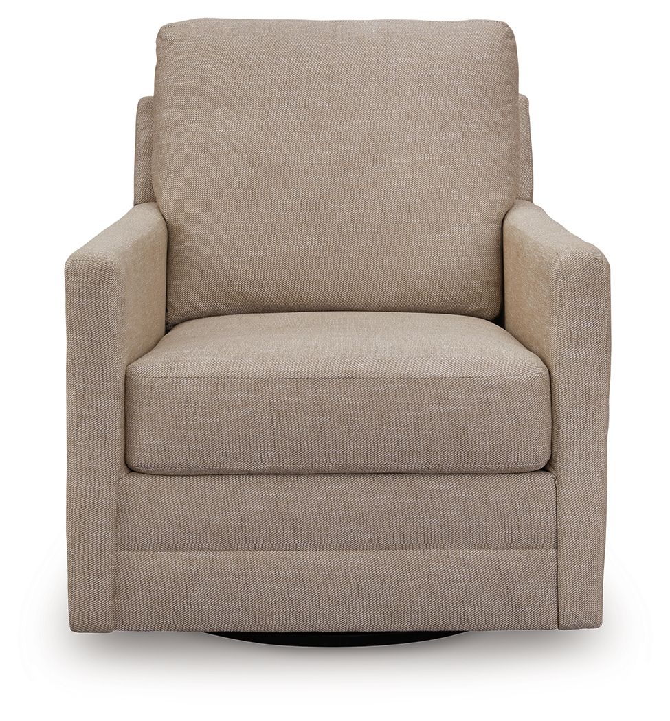 Ashley Furniture Freybourne Next-Gen Nuvella - Swivel Accent Chair - Twill - Image 3