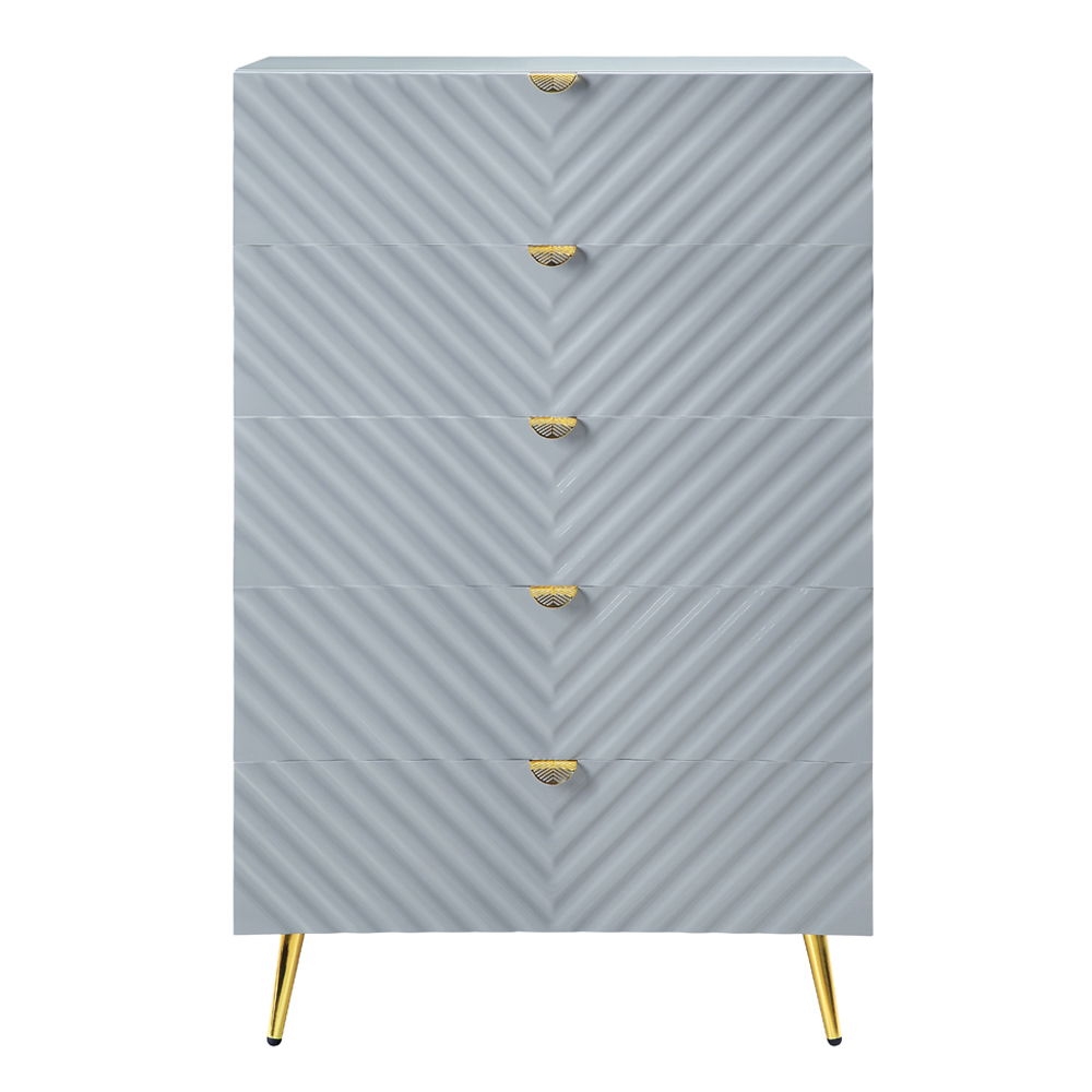 Gaines - Chest - Gray High Gloss, gray, view 5