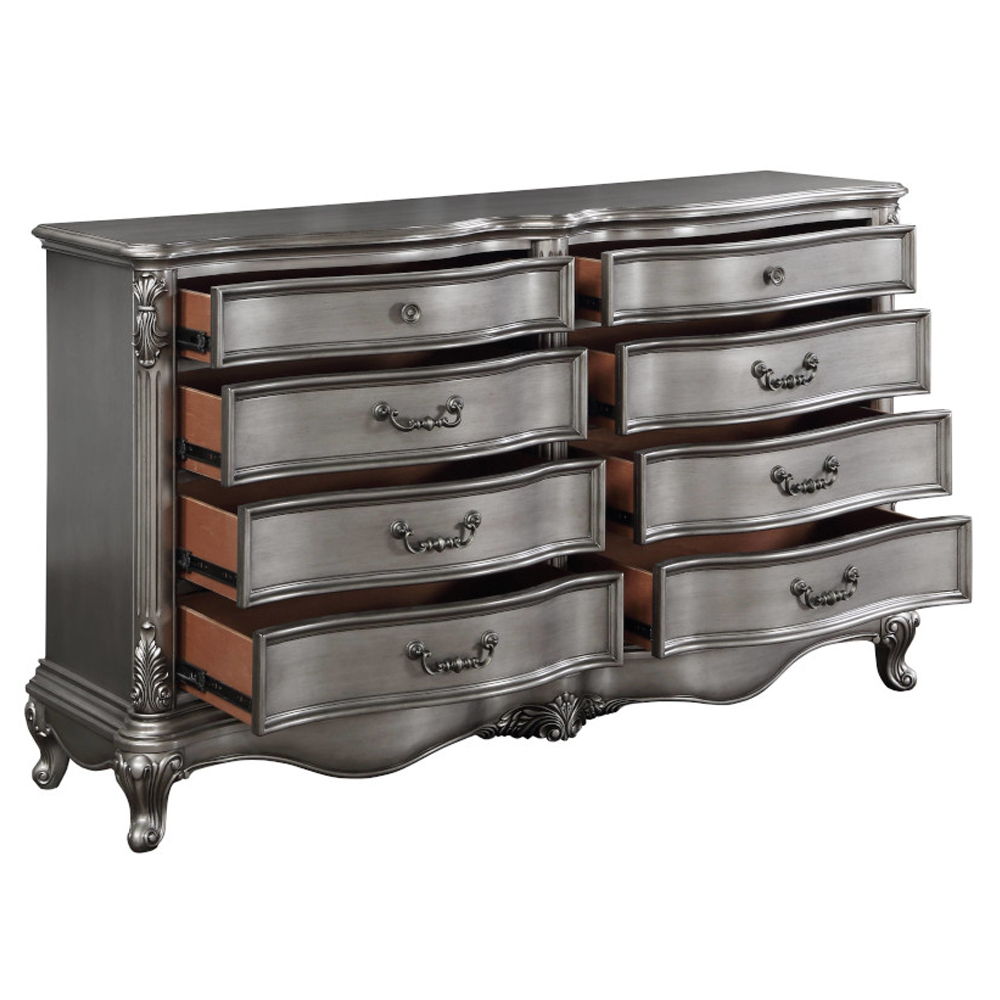 Ariadne - Dresser - Antique Platinum, silver, view 3