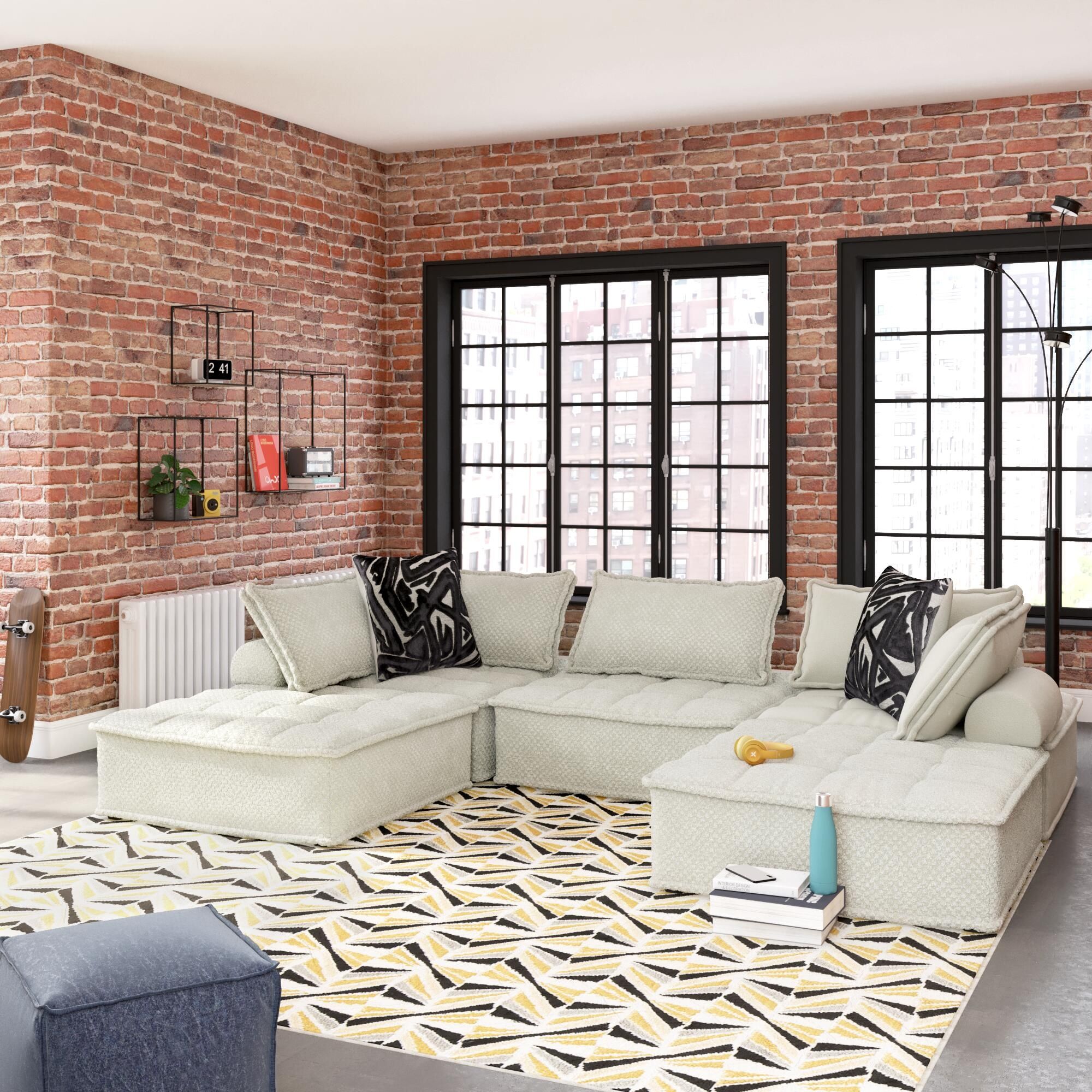 Ashley Furniture Bales - 5-Piece Modular Seating - Taupe - Image 12