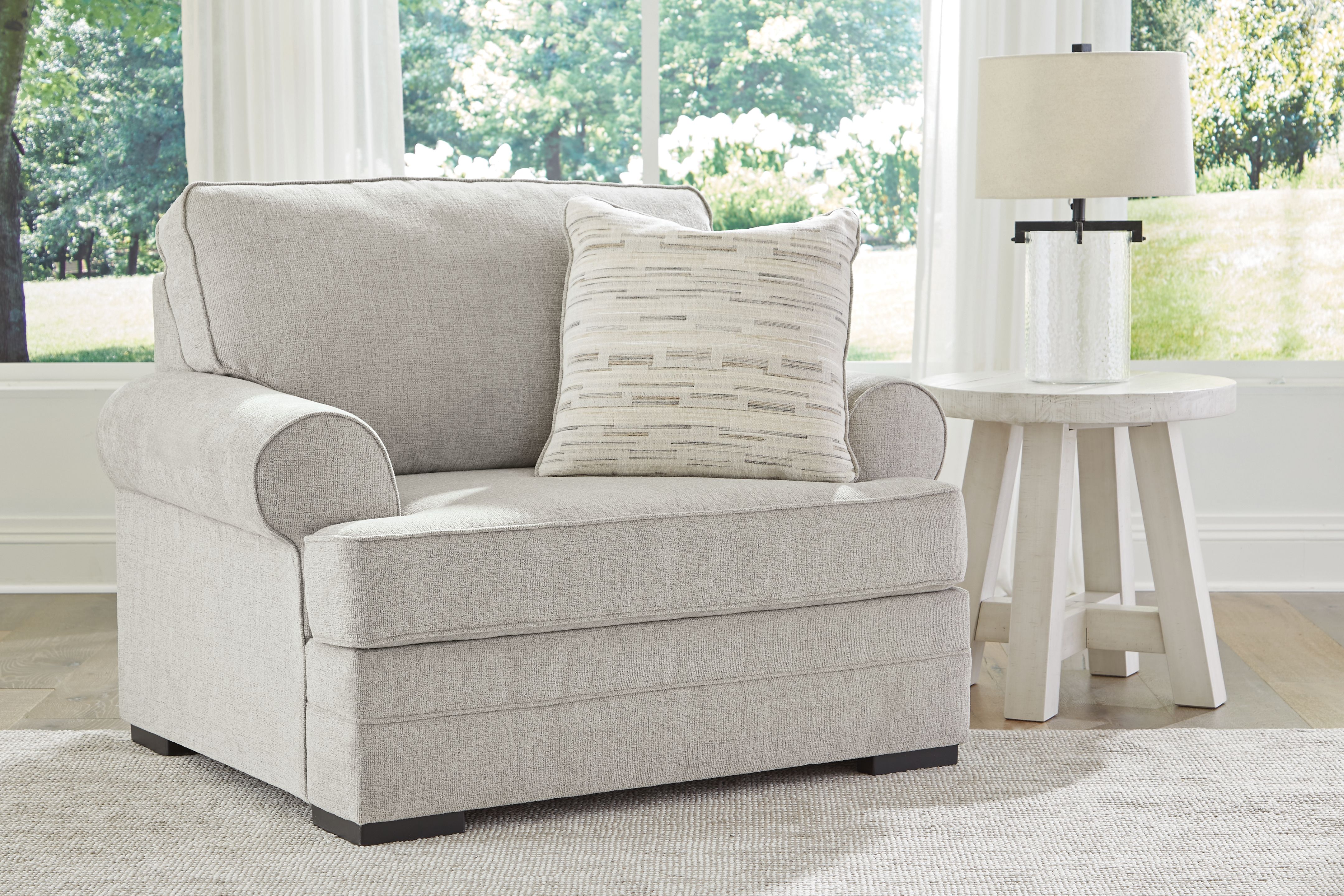 Ashley Furniture Eastonbridge - 3 Pc. - Sofa Chaise, Chair And A Half, Ottoman - Shadow - Image 6