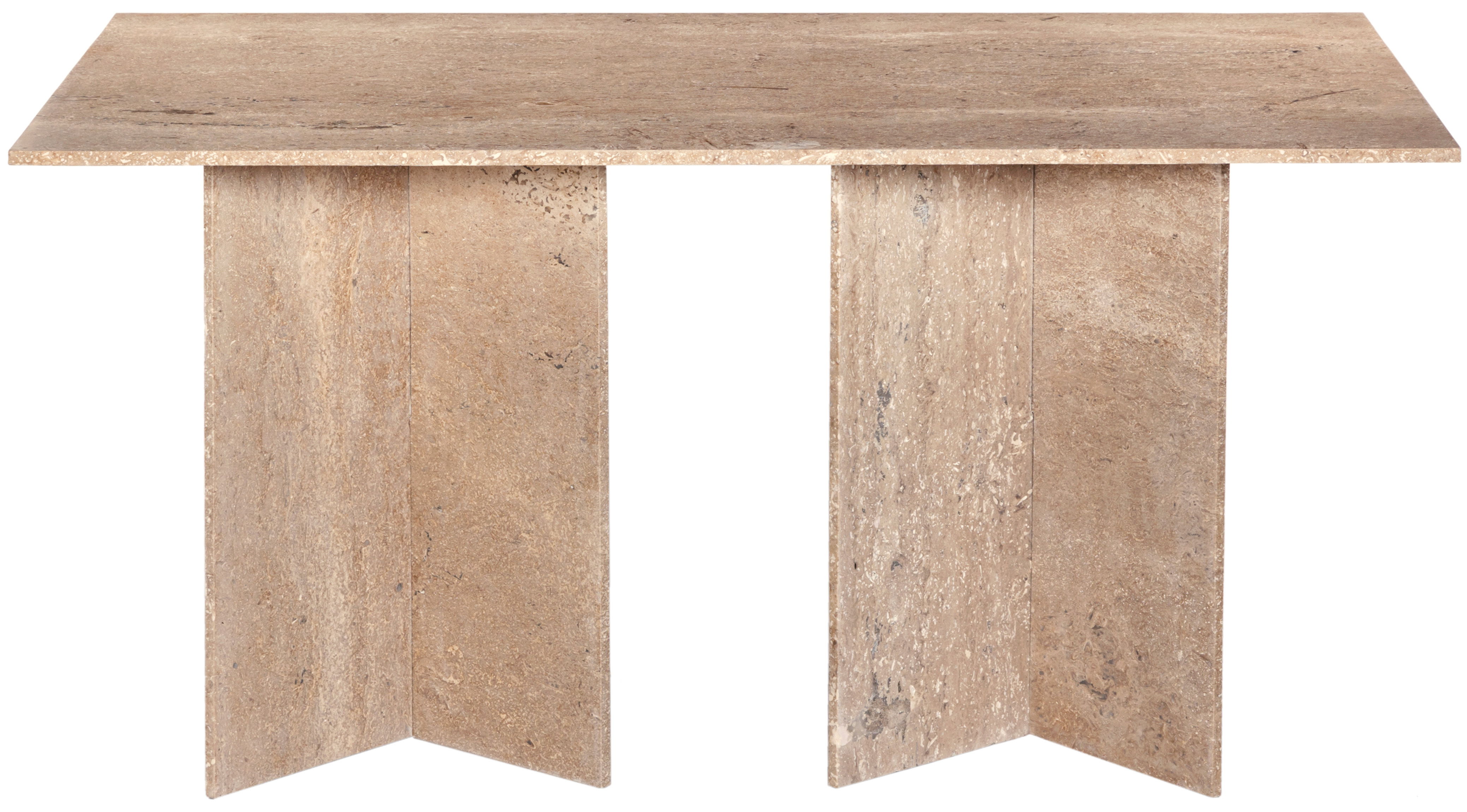 Verona - 60" Dining Table - Travertine