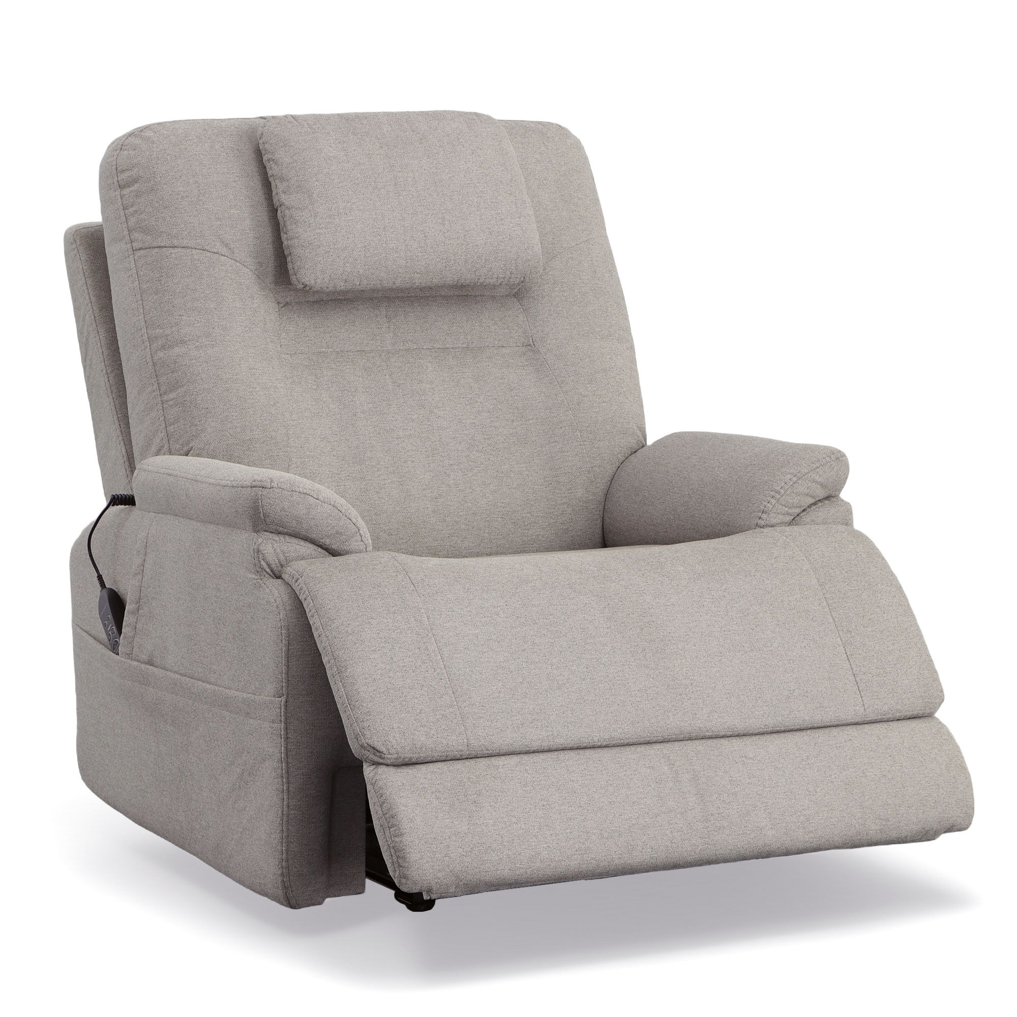 Zecliner Model 2 - Power Lift Sleep Chair - Dove, light gray, view 3