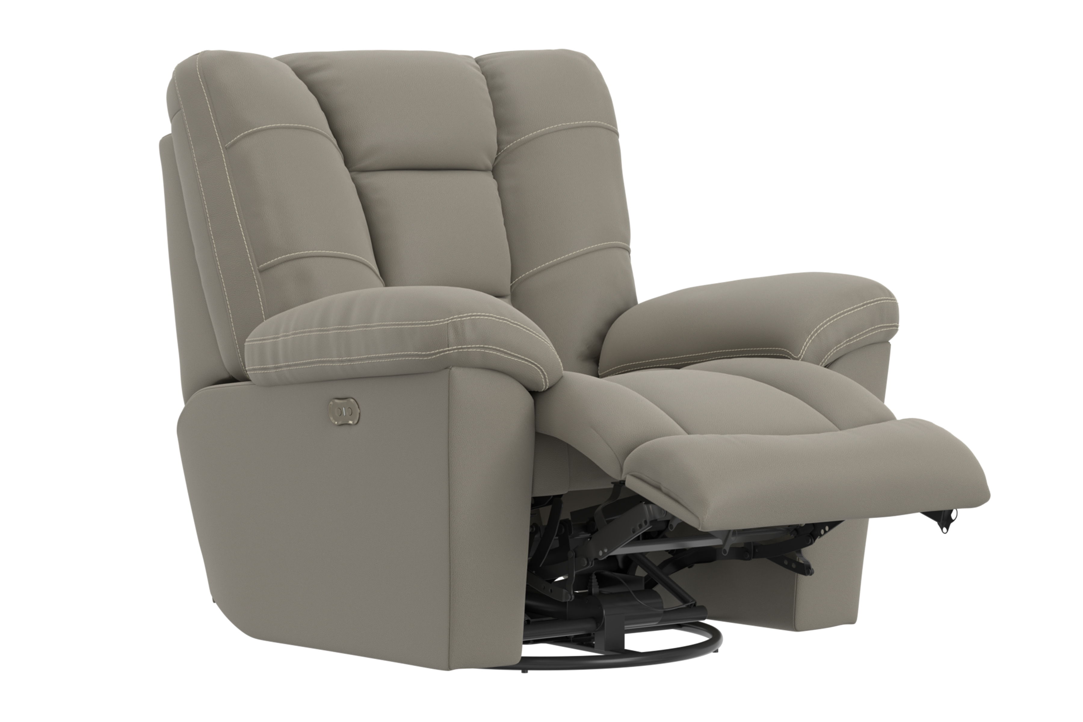 Manley - Swivel Glider Recliner - Smoke