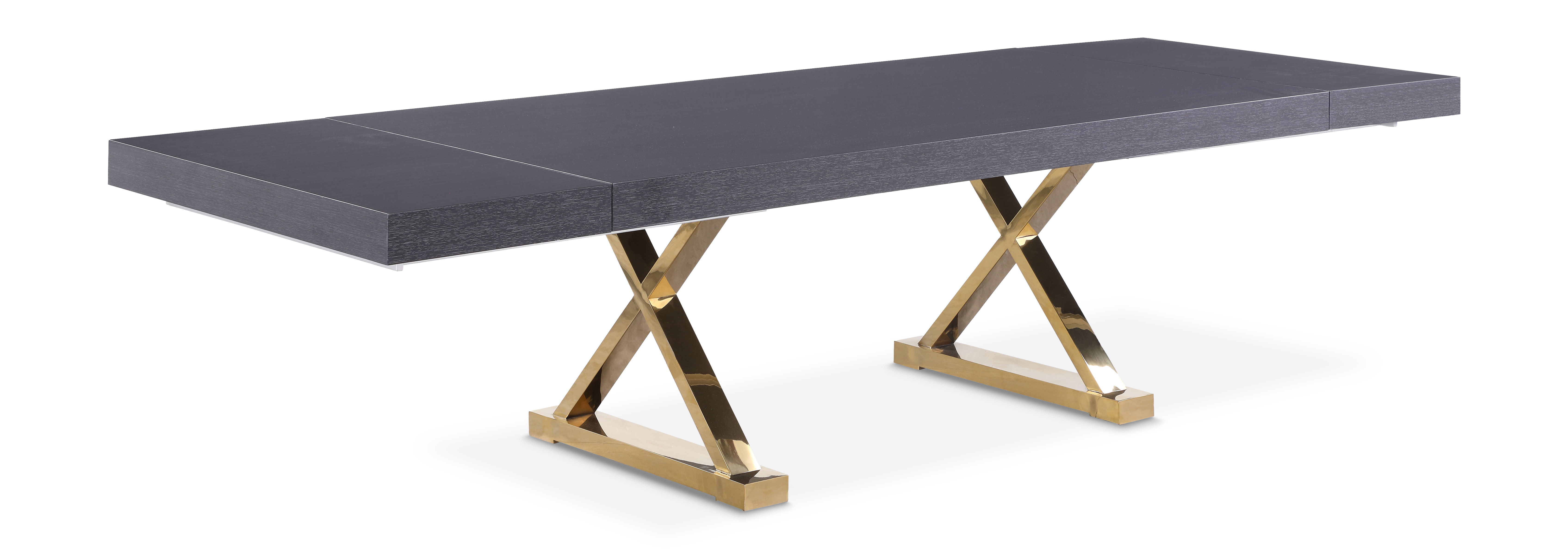 Excel - Extendable Dining Table - Rich Gray Oak