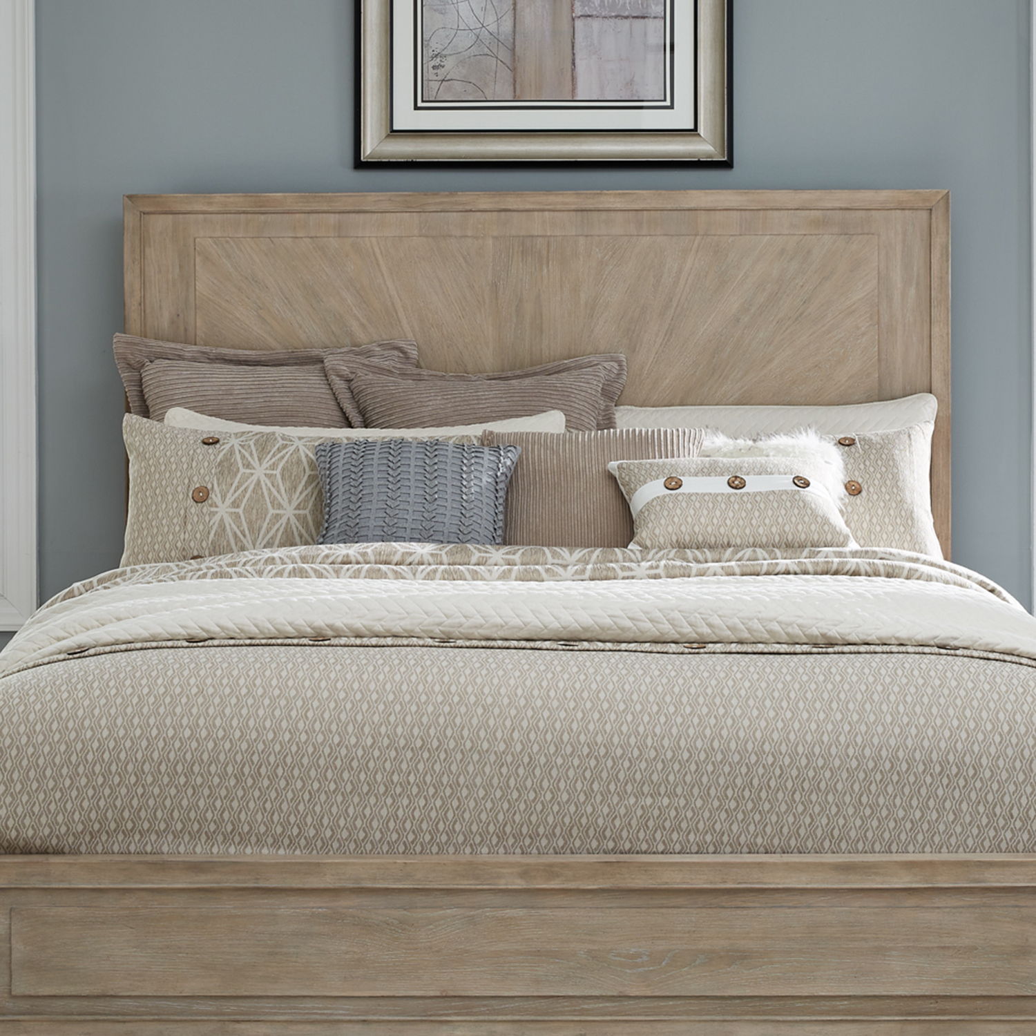 Liberty Furniture Brentwood - Queen Panel Headboard - Sandstone