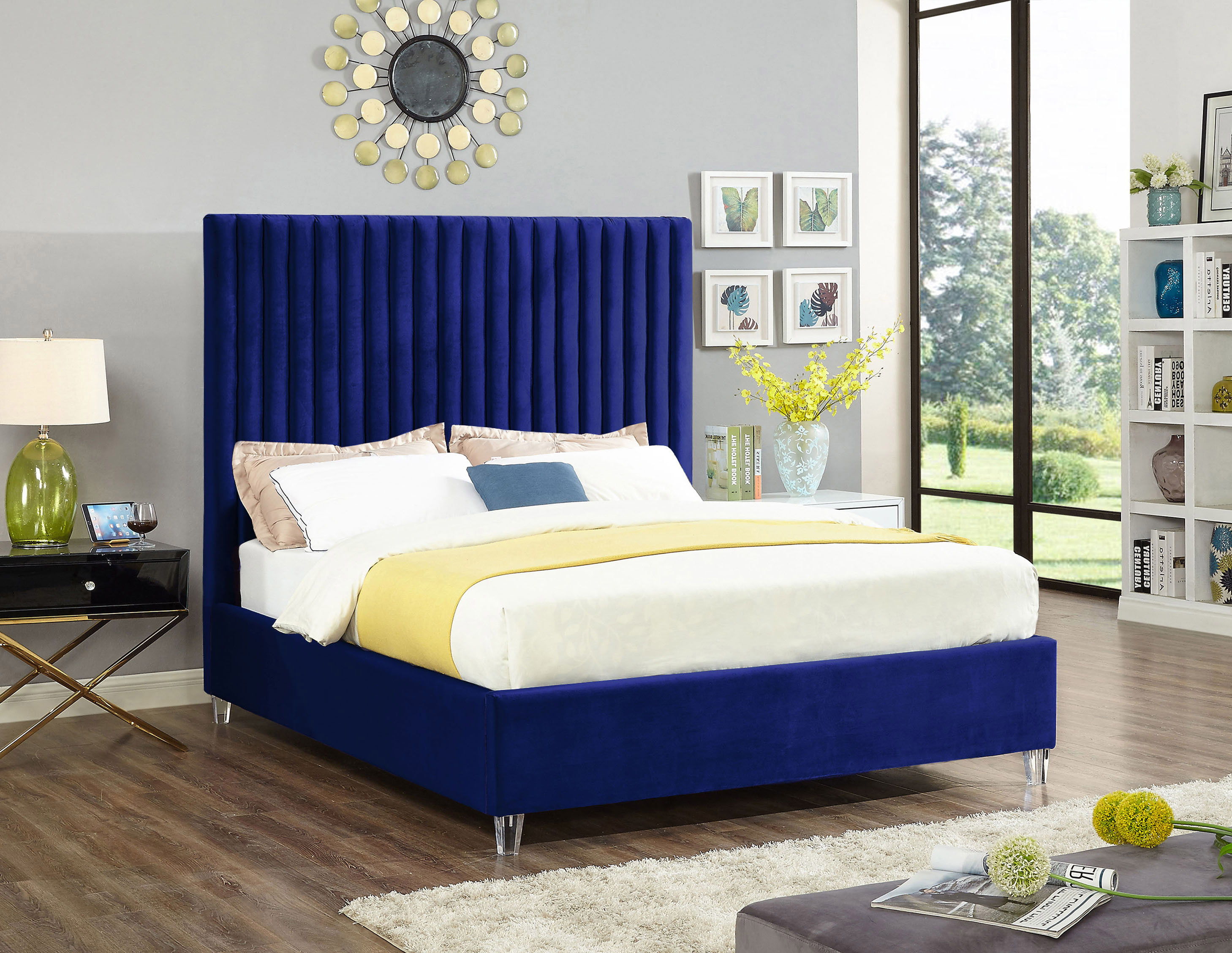 Candace - Queen Bed - Navy