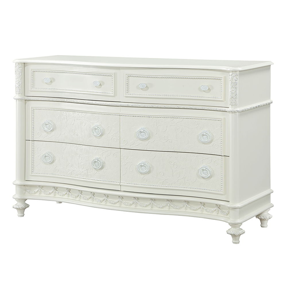 Dorothy - Dresser - Ivory, white, view 2