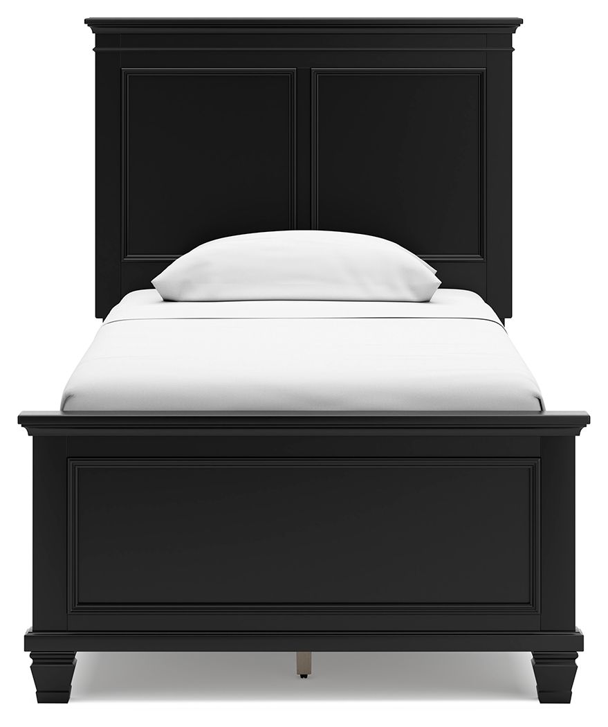 Ashley Furniture Lanolee - Twin Panel Bed - Black - Image 6
