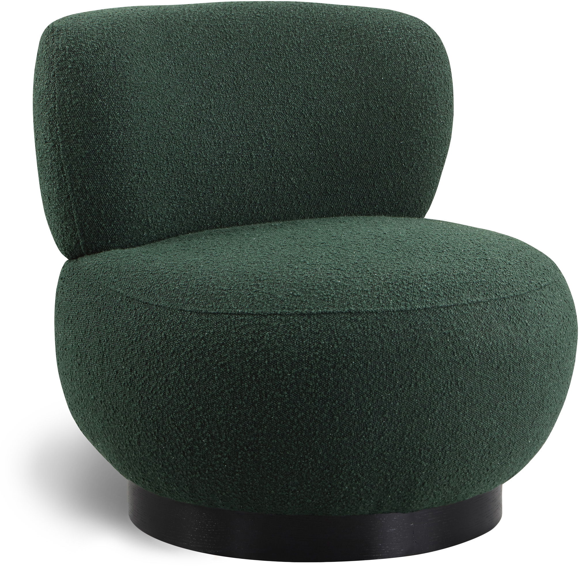 Calais - Accent Chair With Black Base - Green