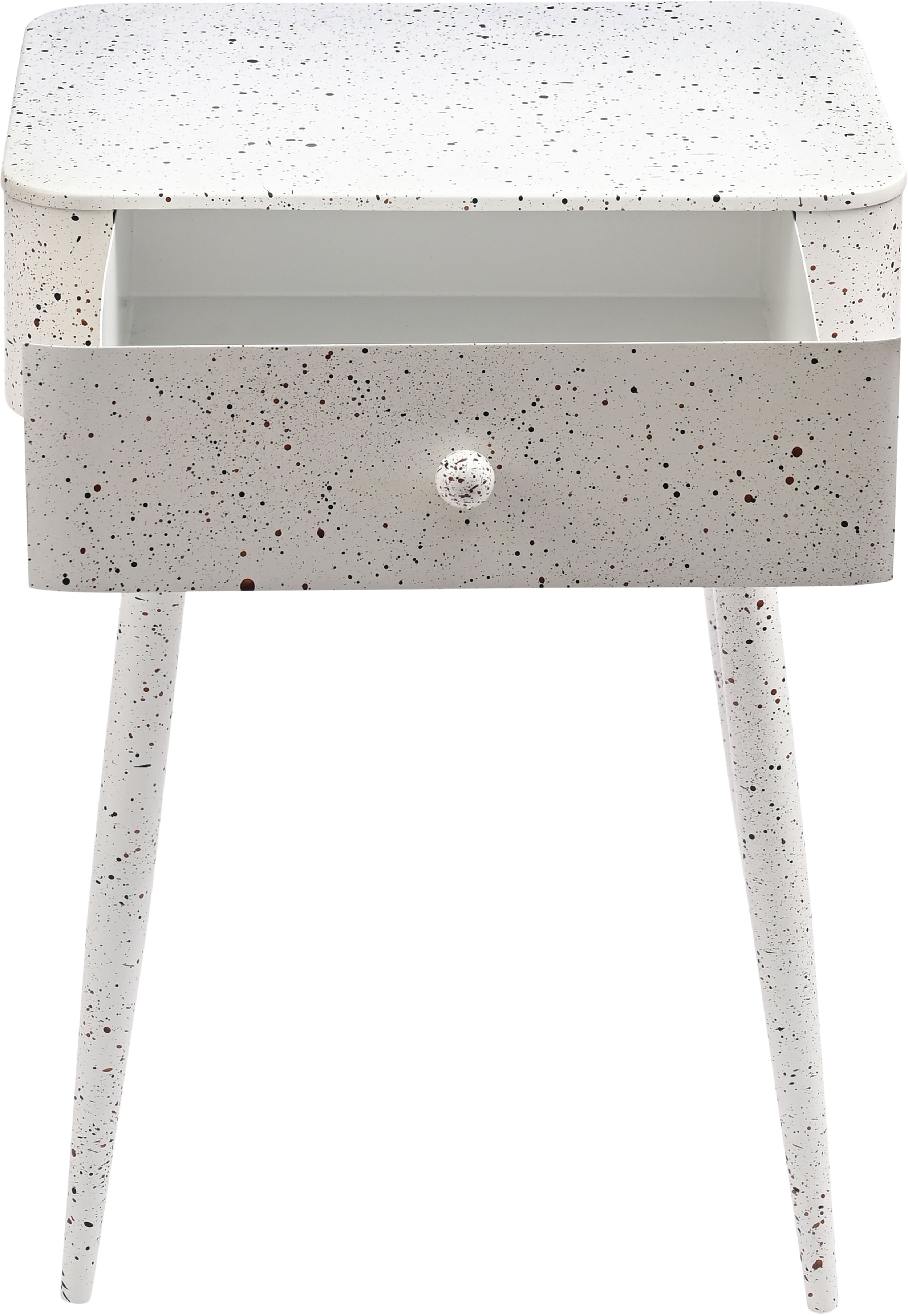 Rylan - Iron Night Stand - White