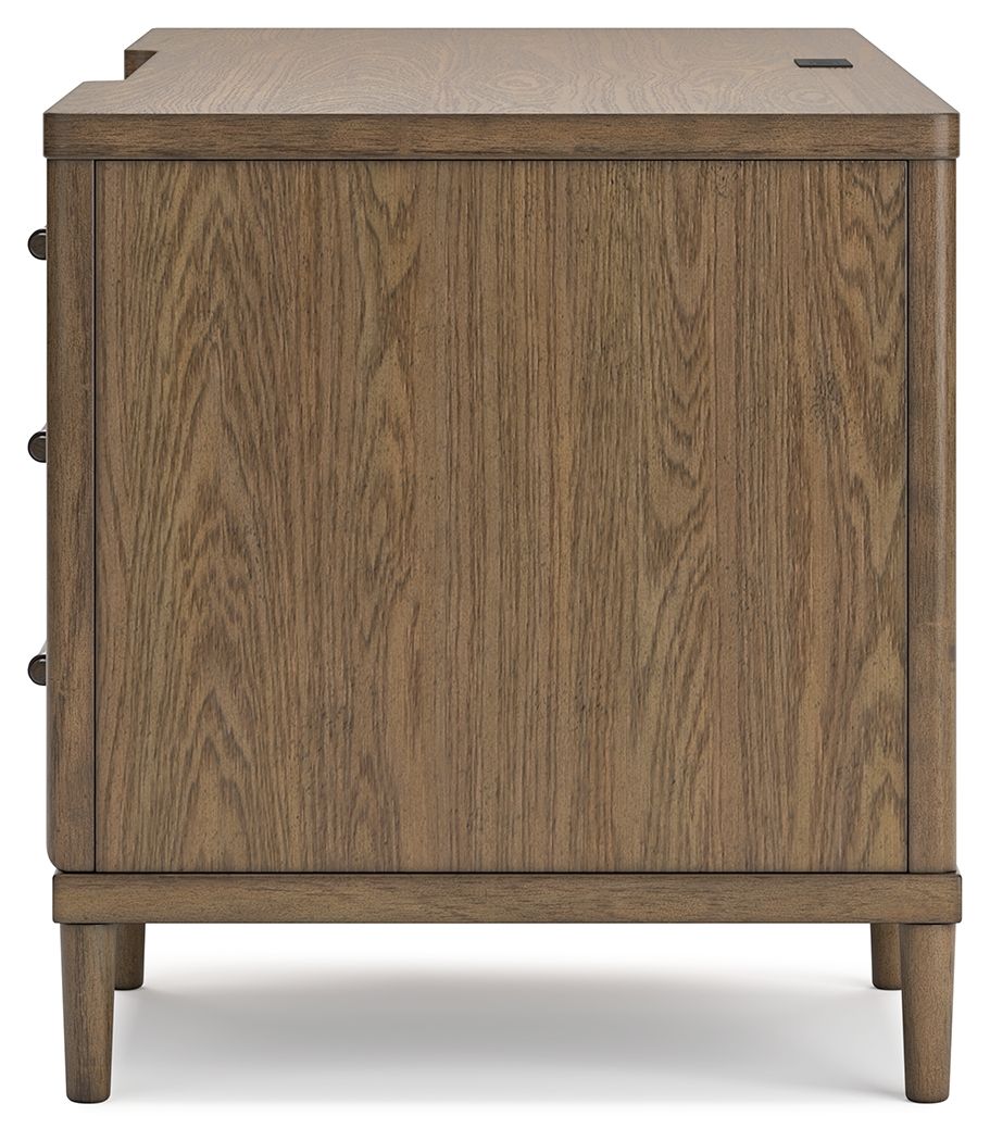 Ashley Furniture Roanhowe - Home Office Desk - Brown - Image 8