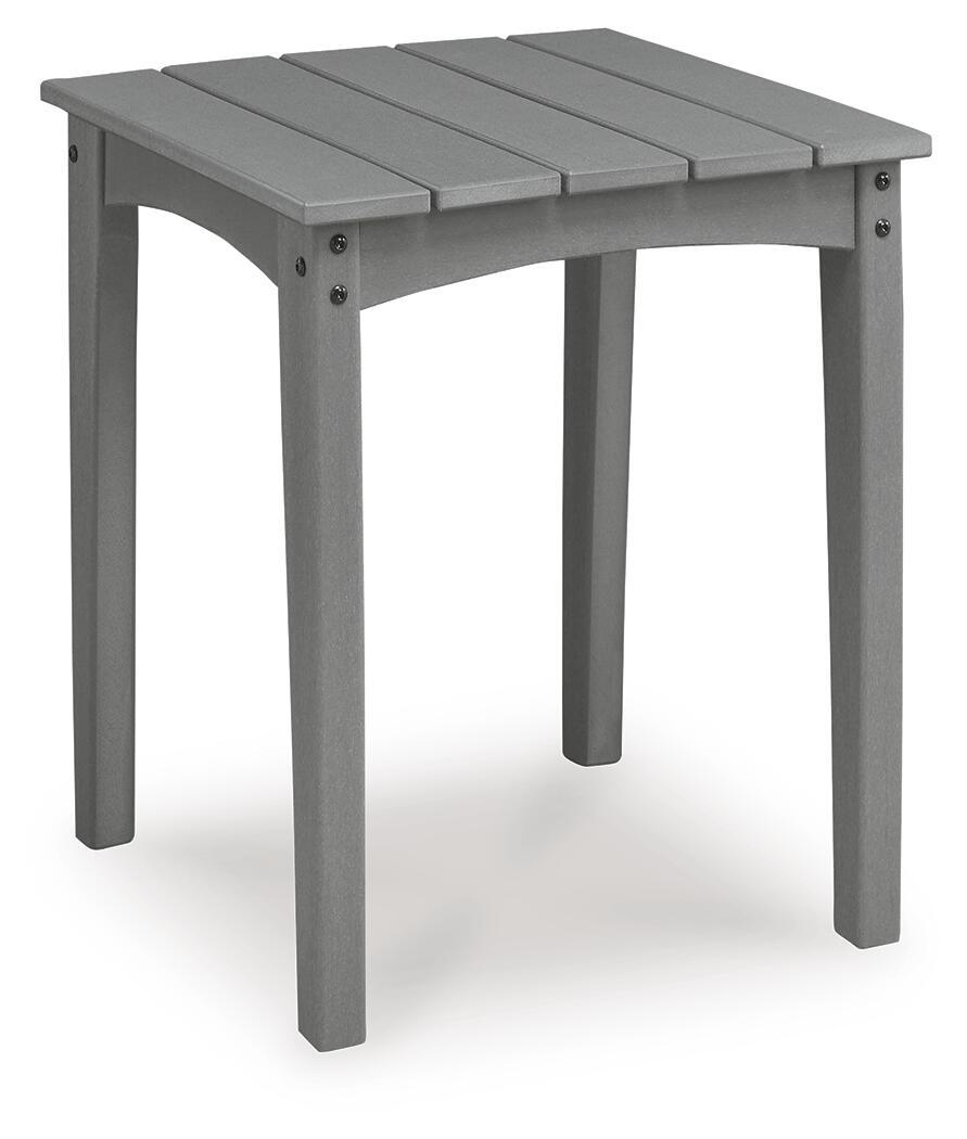 Cove Beach – Square End Table – Gray