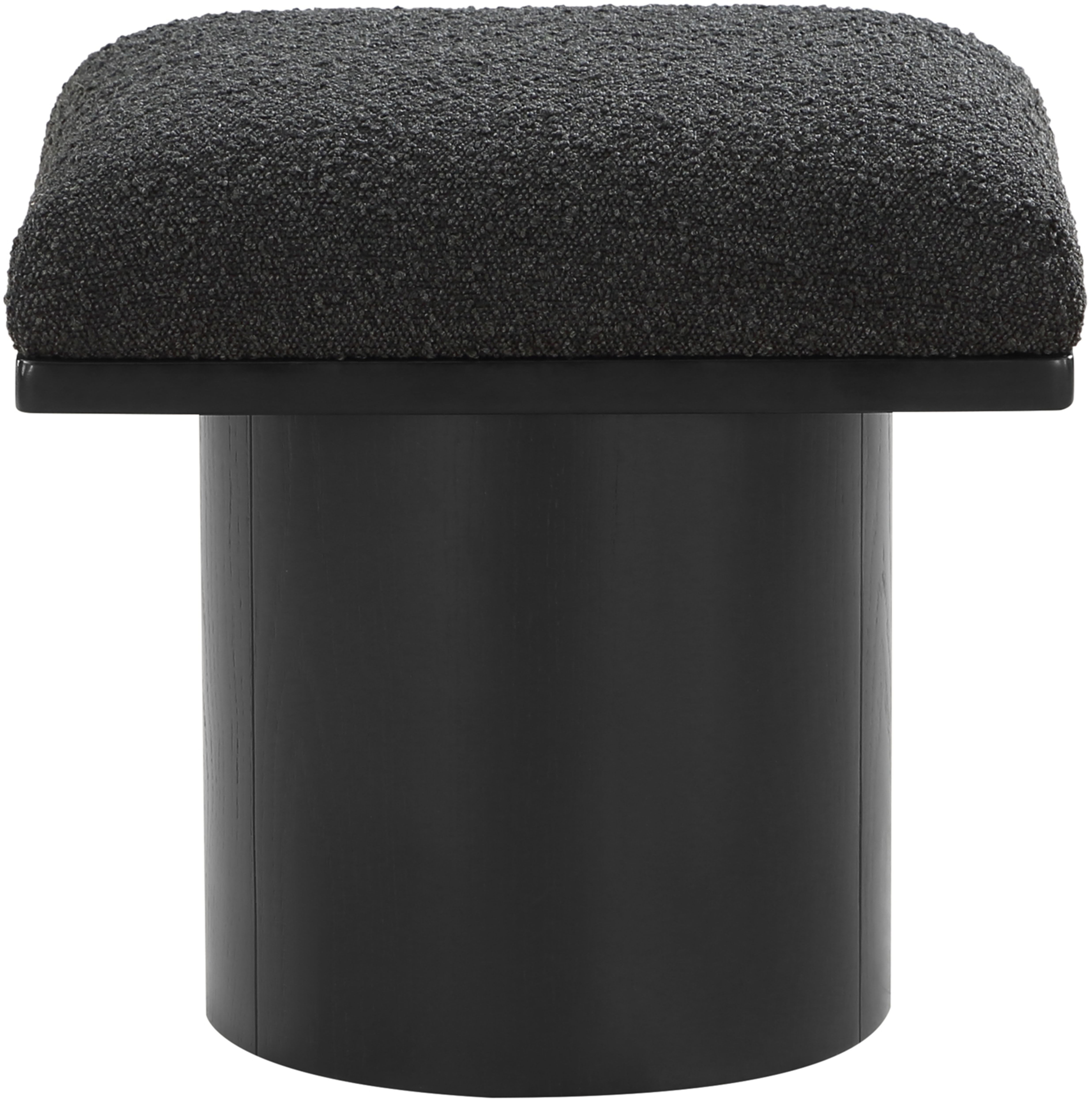 Pavilion - Bench Ottoman With Black Base - Black