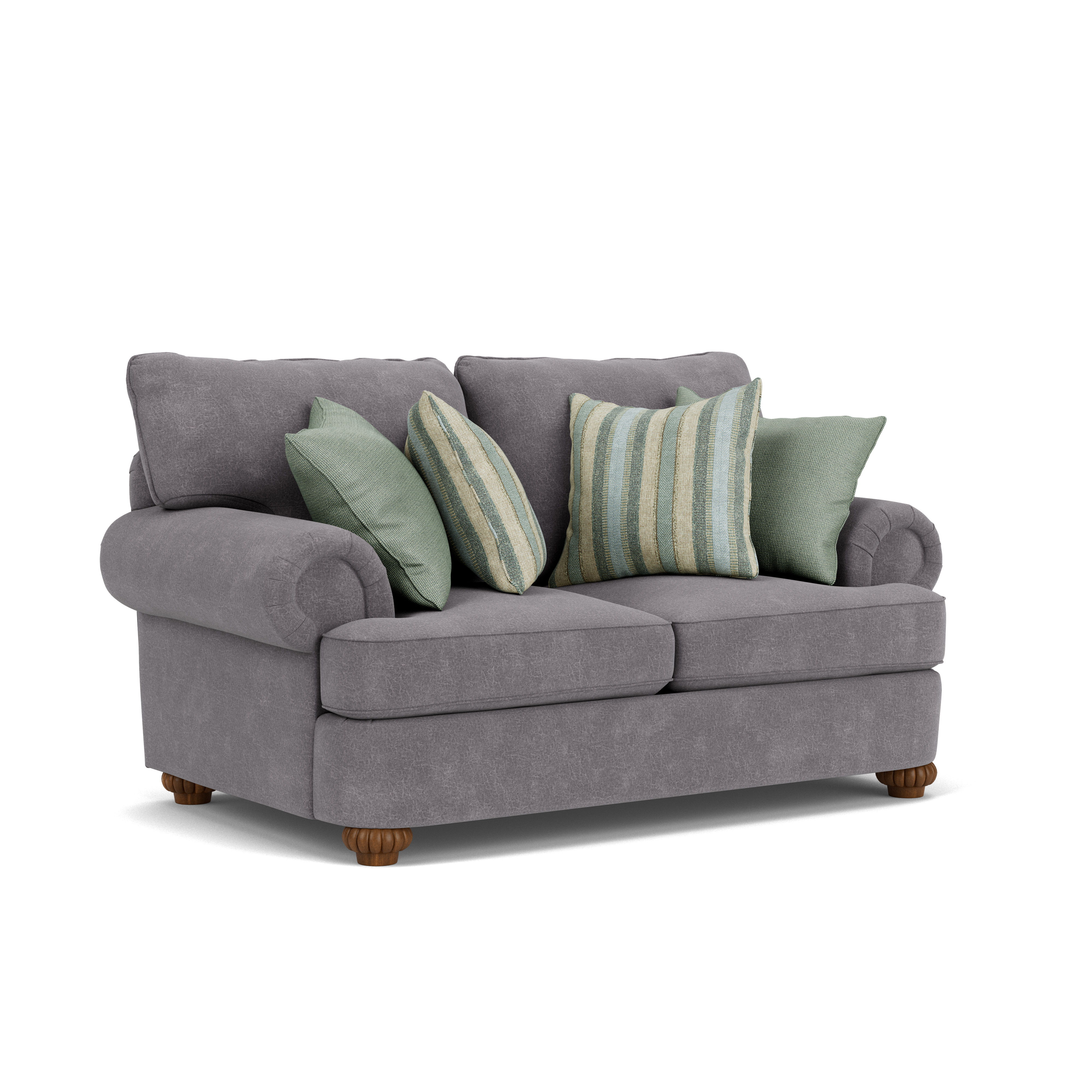Patterson - Fabric Loveseat, light gray