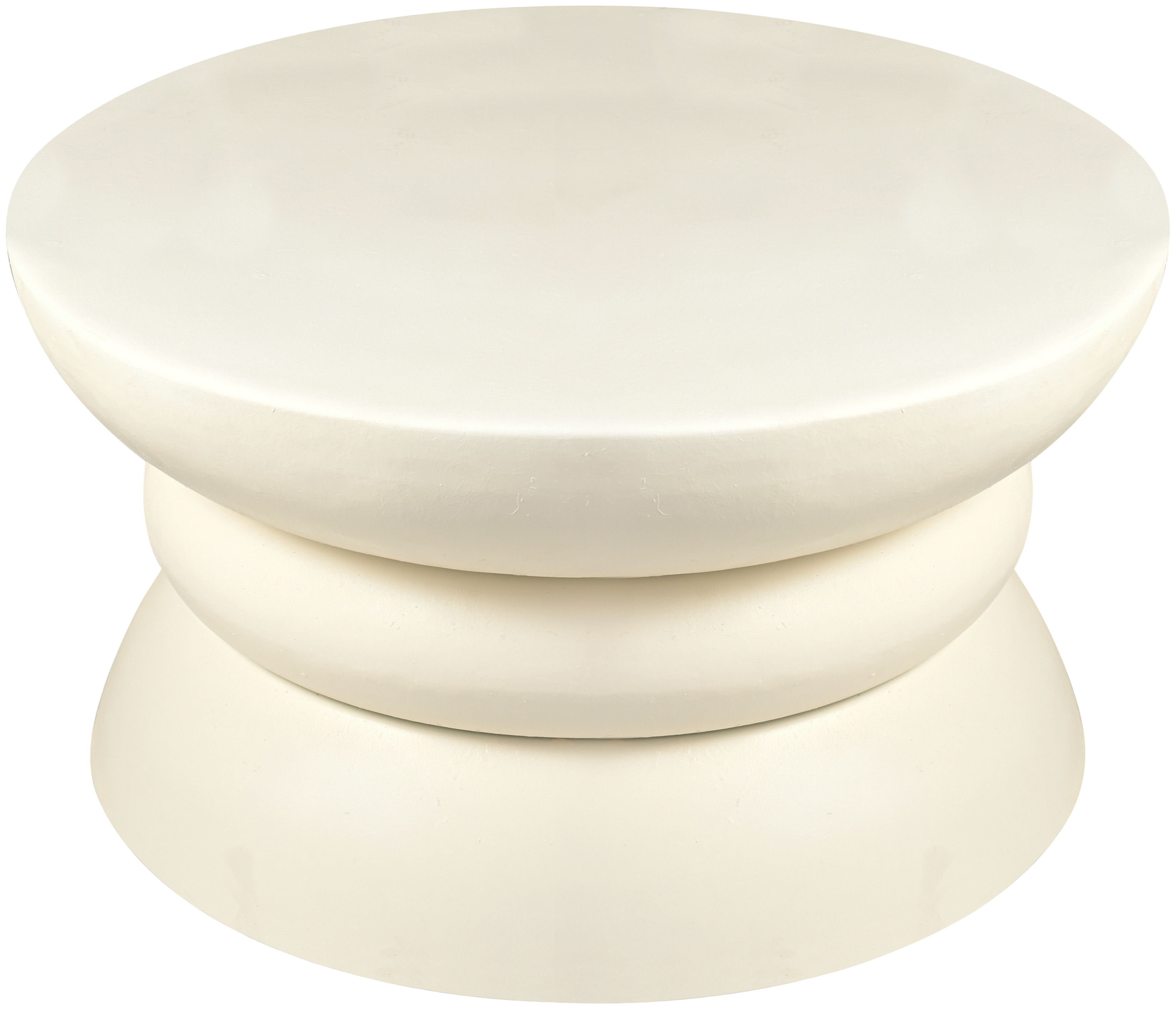 Collins - Aluminum Coffee Table - Cream