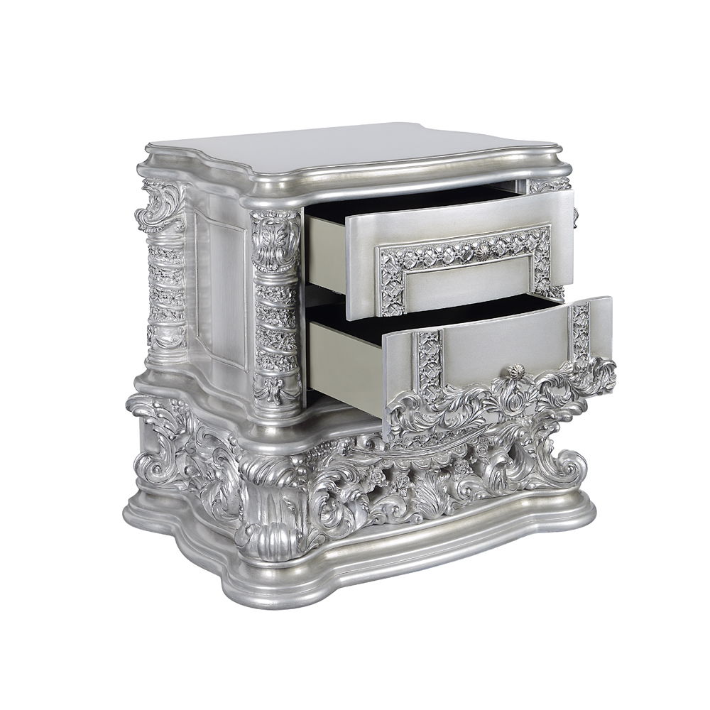 Valkyrie - Nightstand - Antique Platinum, silver, view 3
