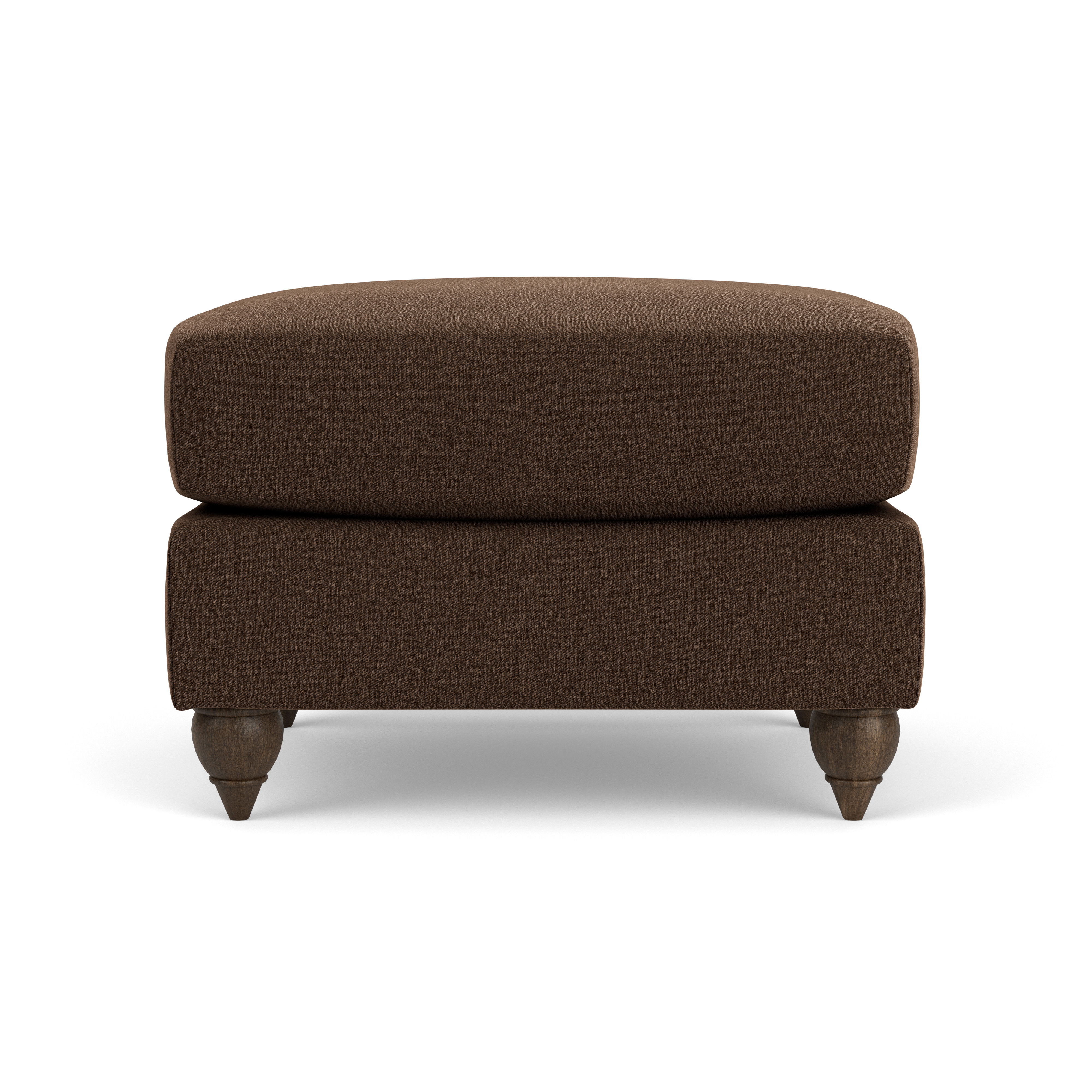 Veda - Fabric Ottoman, white, view 5