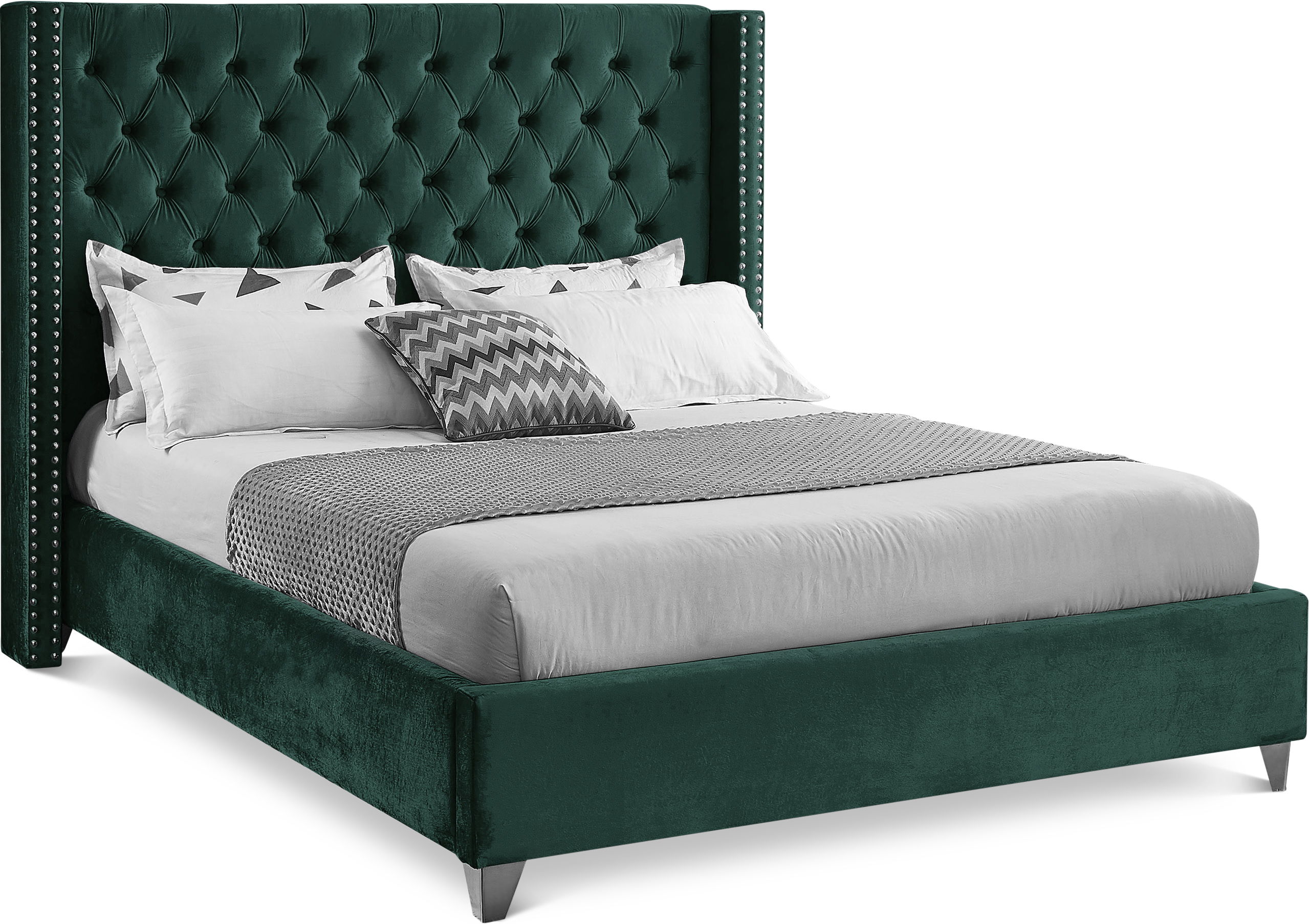 Aiden - Queen Bed - Green
