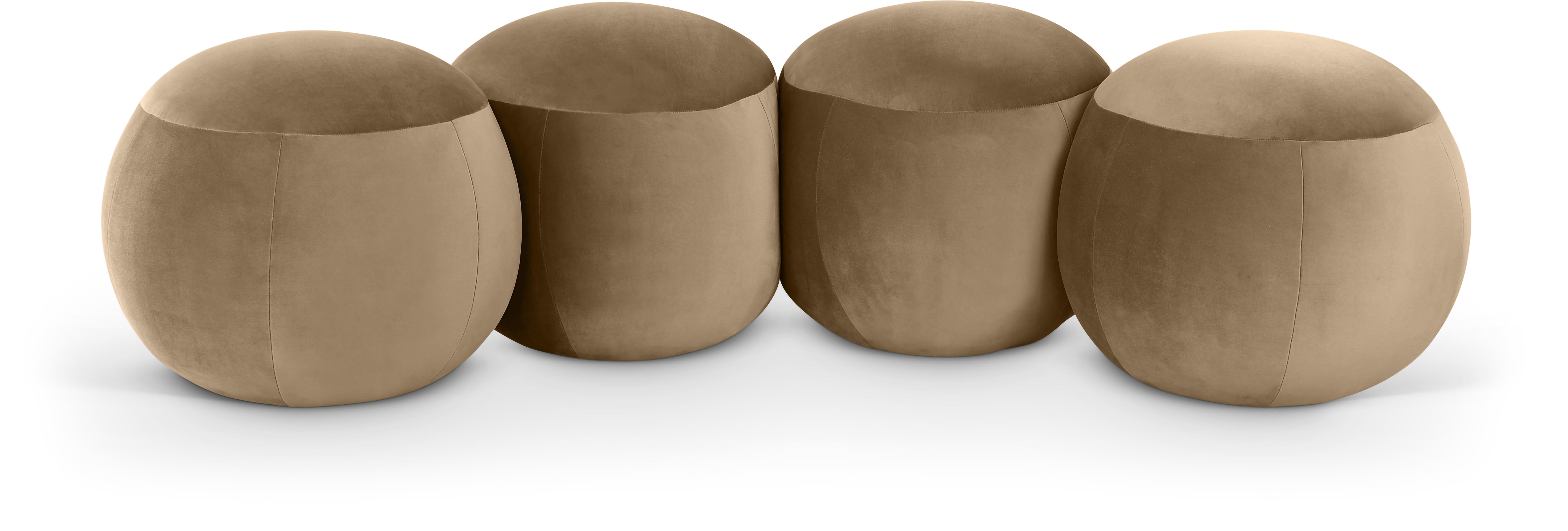 Apollo - 65" Velvet Bench - Beige