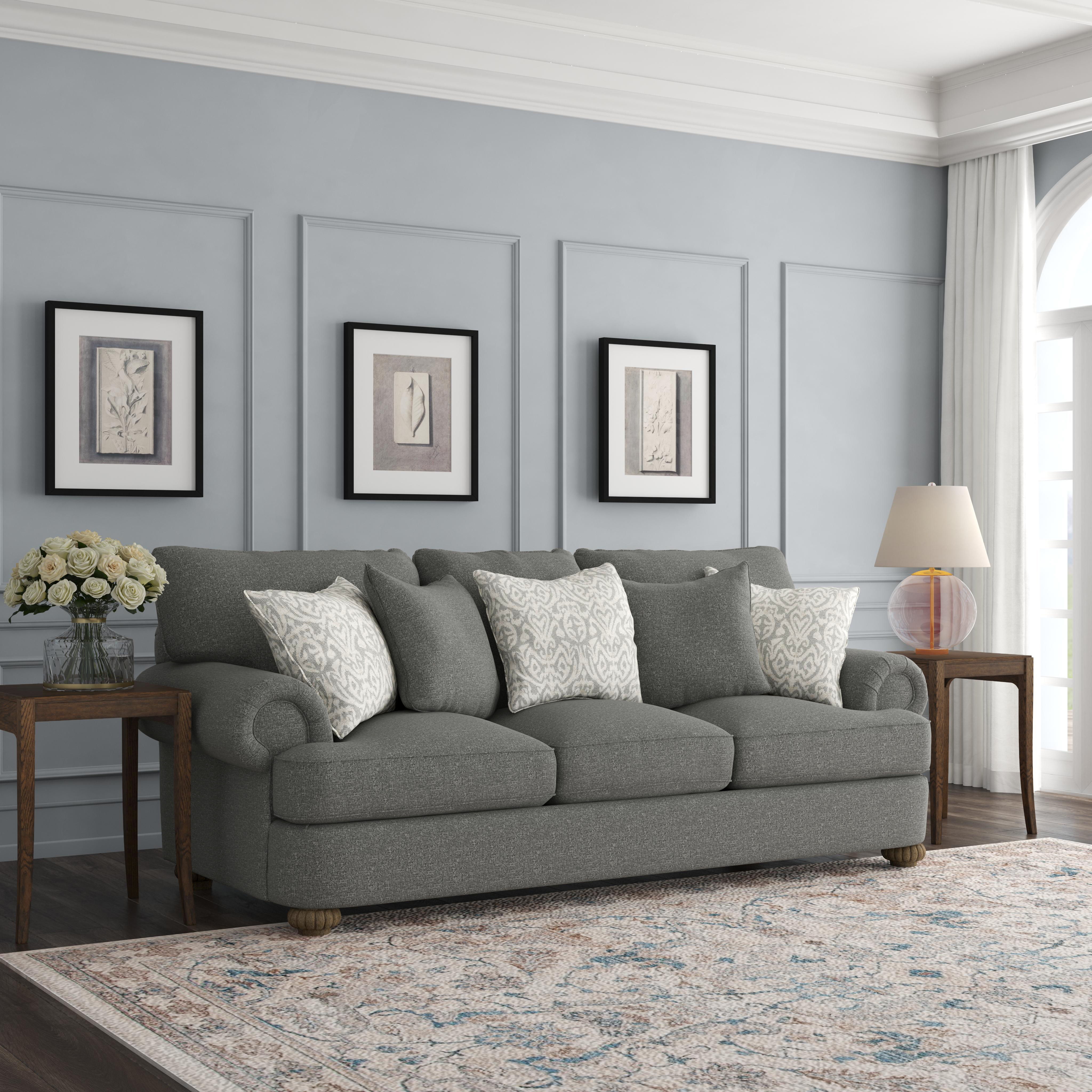 Patterson - Fabric Sofa, light gray, view 8