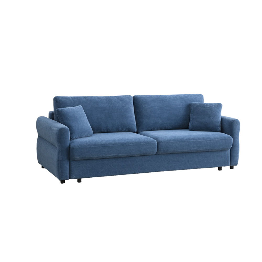 Haran - Sofa With Sleeper - Blue Fabric, blue, view 7