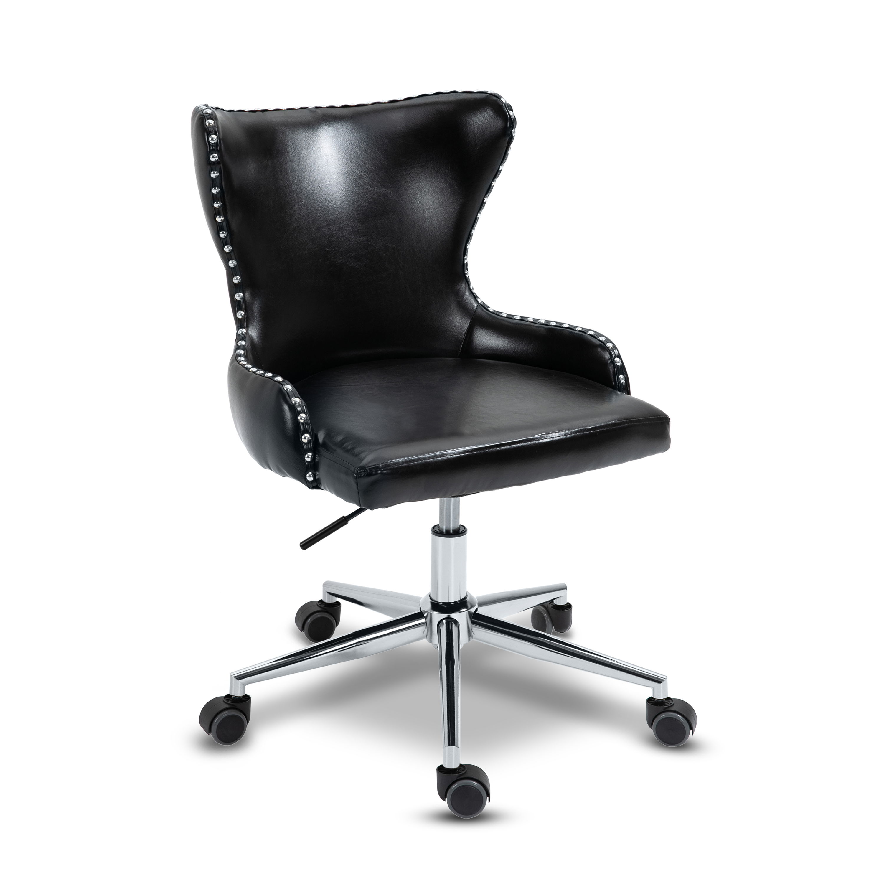 Hendrix - Office Chair - Black - Faux Leather