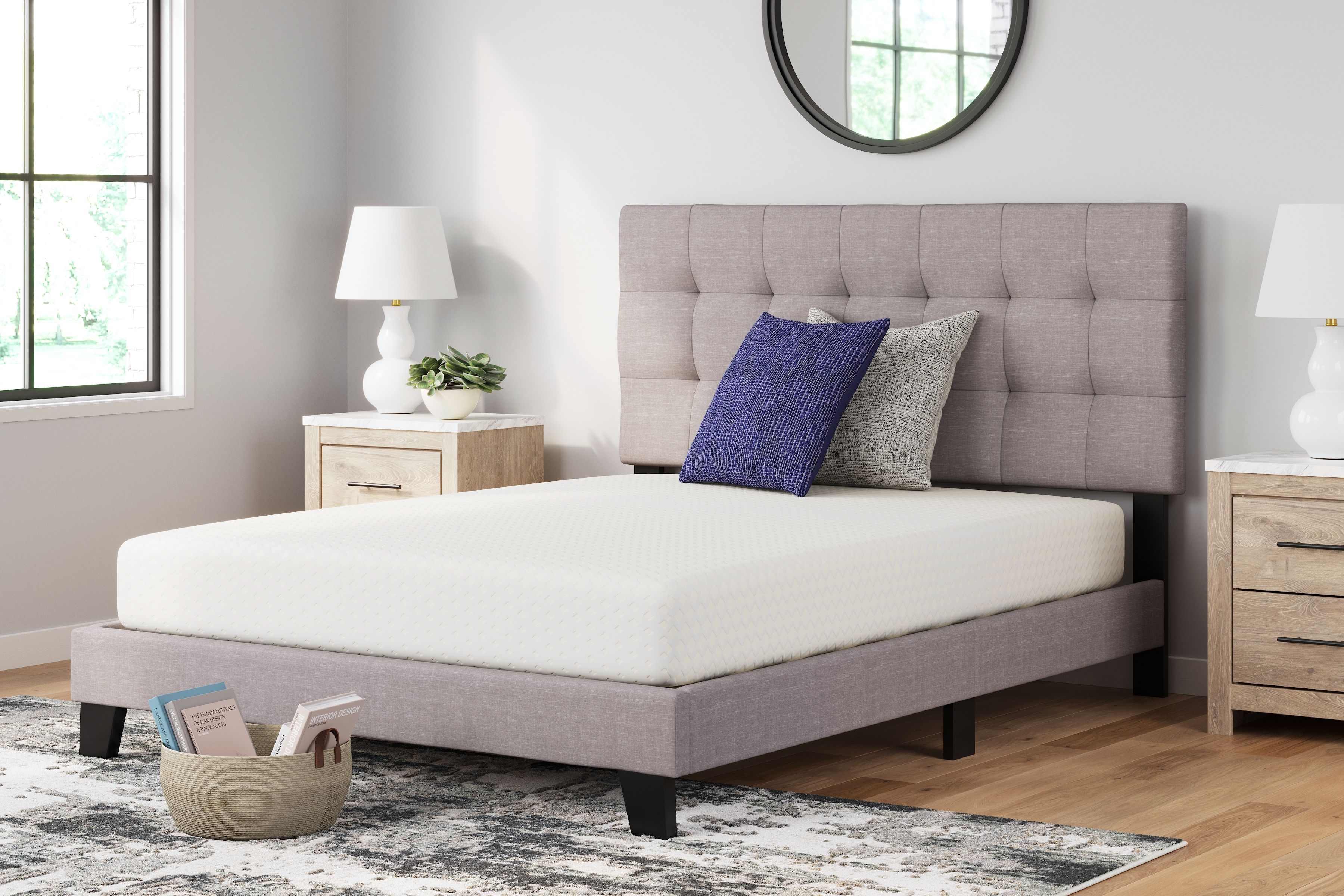 Ashley Furniture Chime 8 Inch Memory Foam - Queen Mattress - 8-inch - White - Image 13