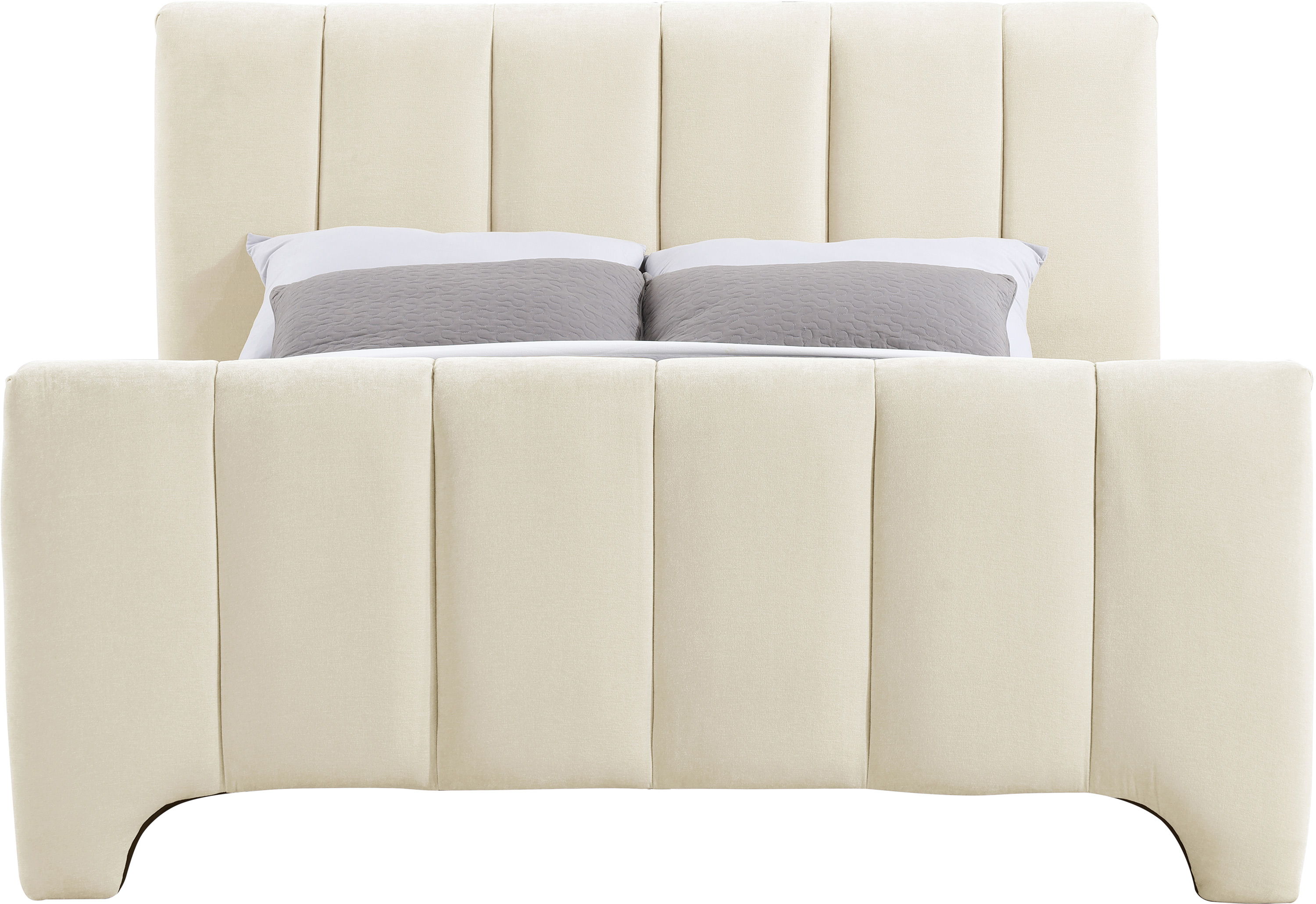 Camila - King Bed - Beige