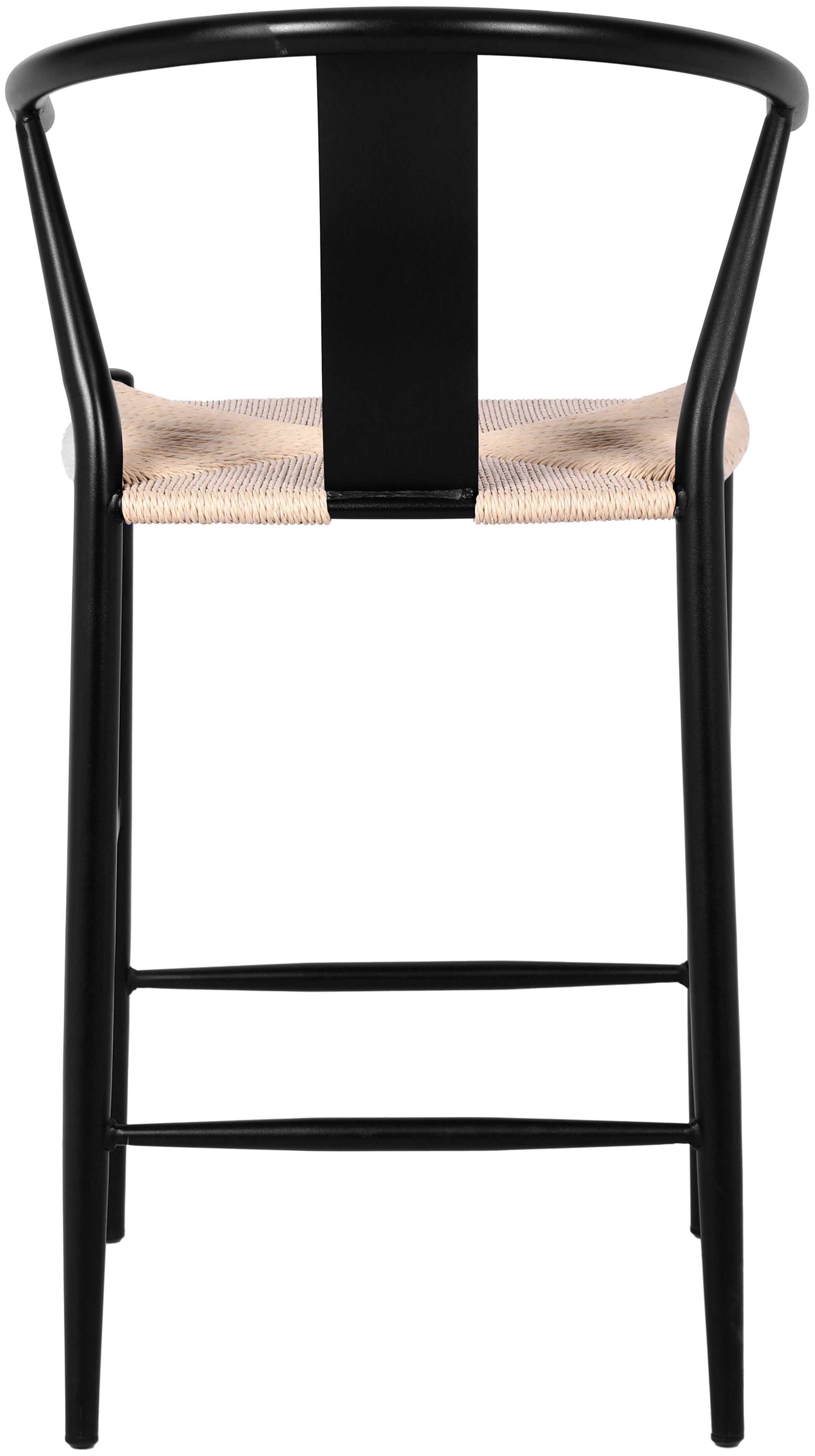 Beck - Hand Woven Rope Stool (Set of 2) - Black