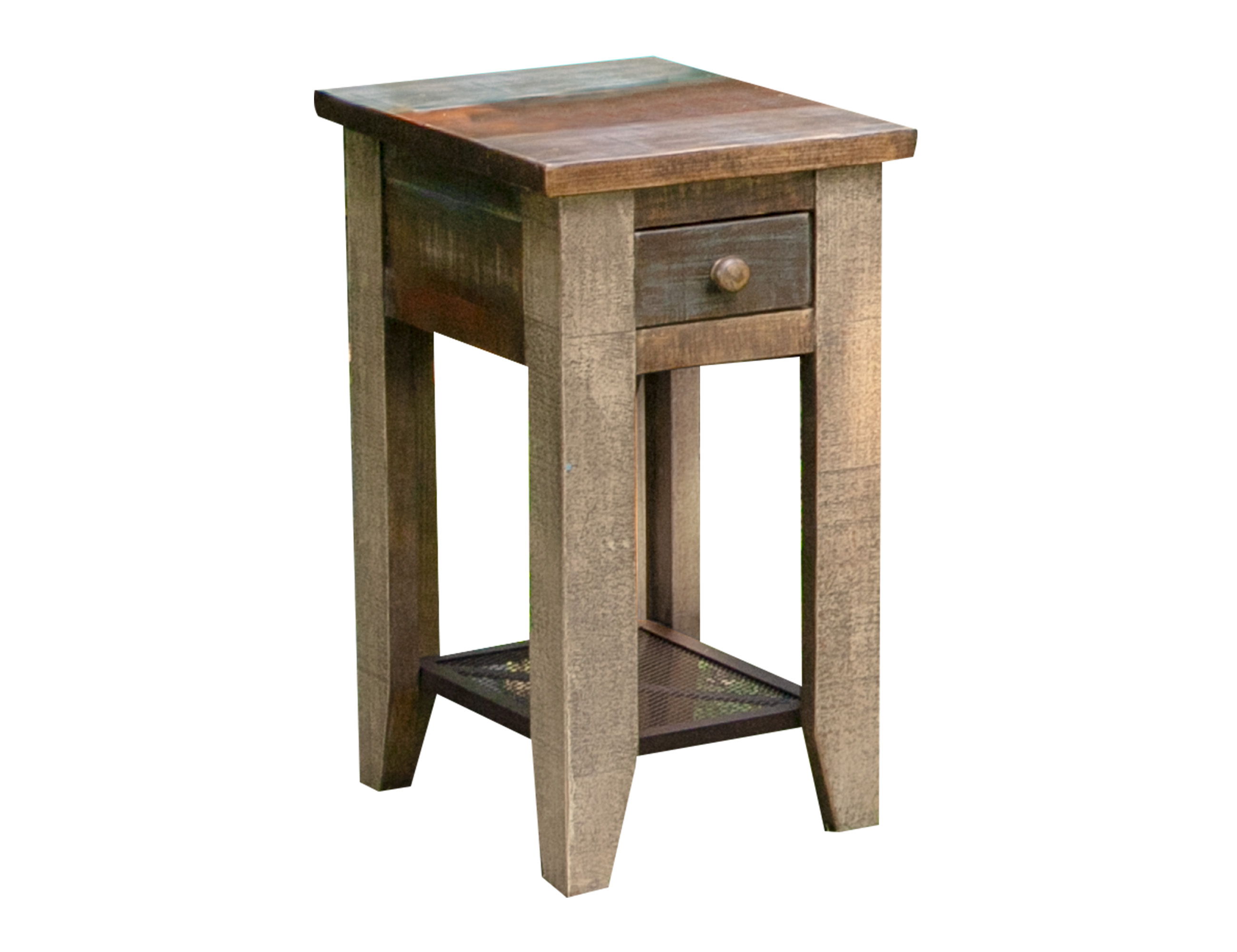 International Furniture Direct Antique - Chairside Table - Multicolor