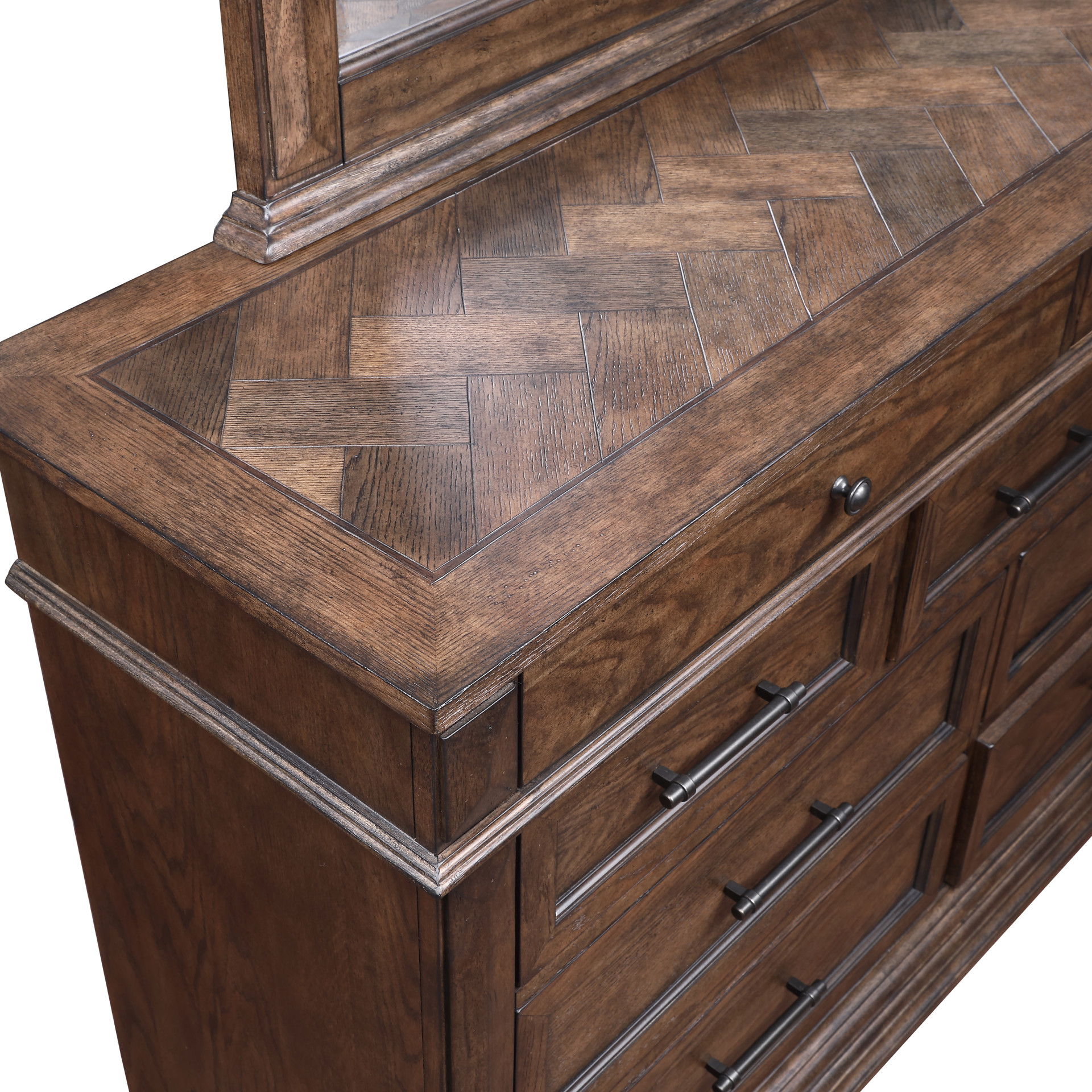 Mar Vista - Mirror - Walnut, dark brown, view 6