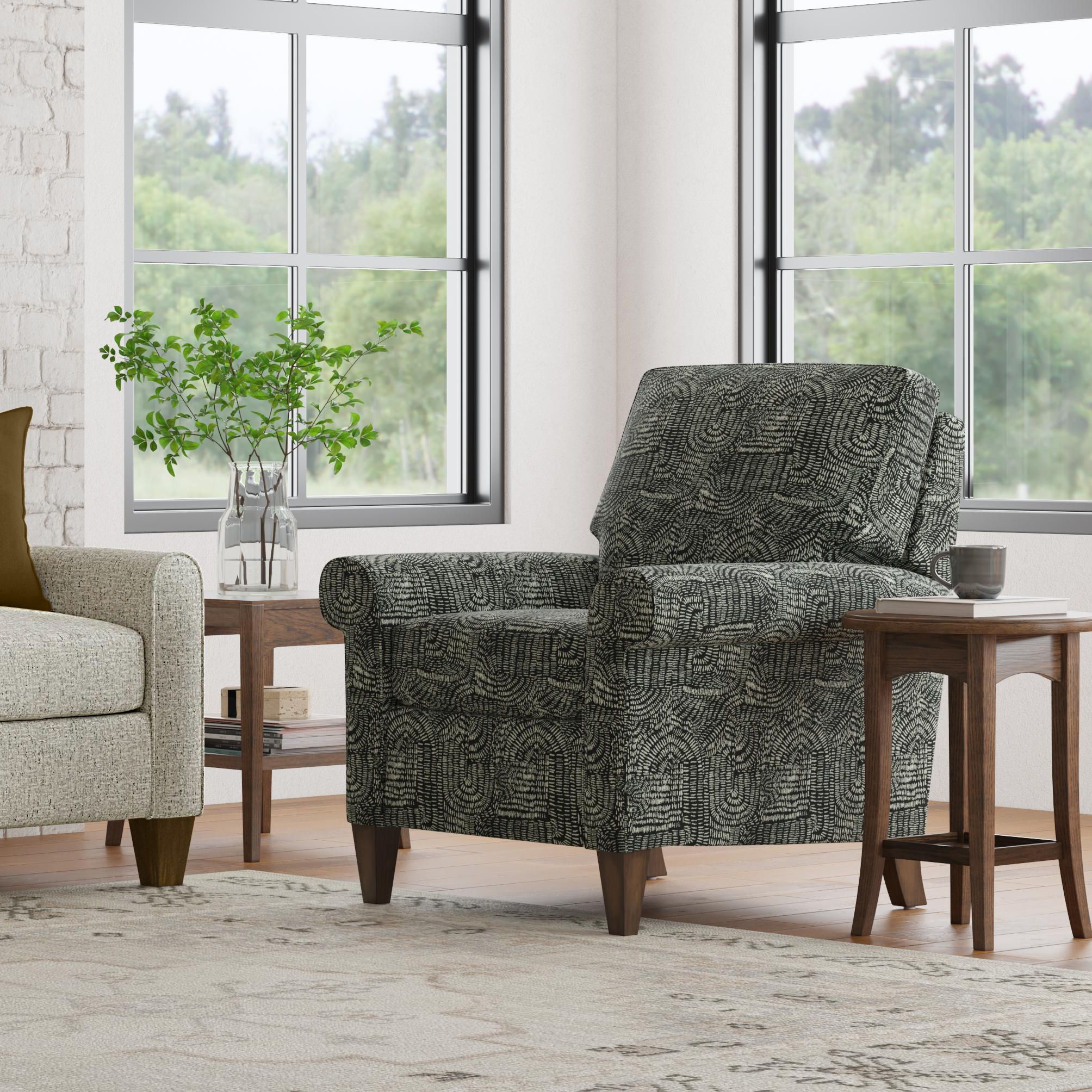 Westside - Fabric High-Leg Recliner, beige