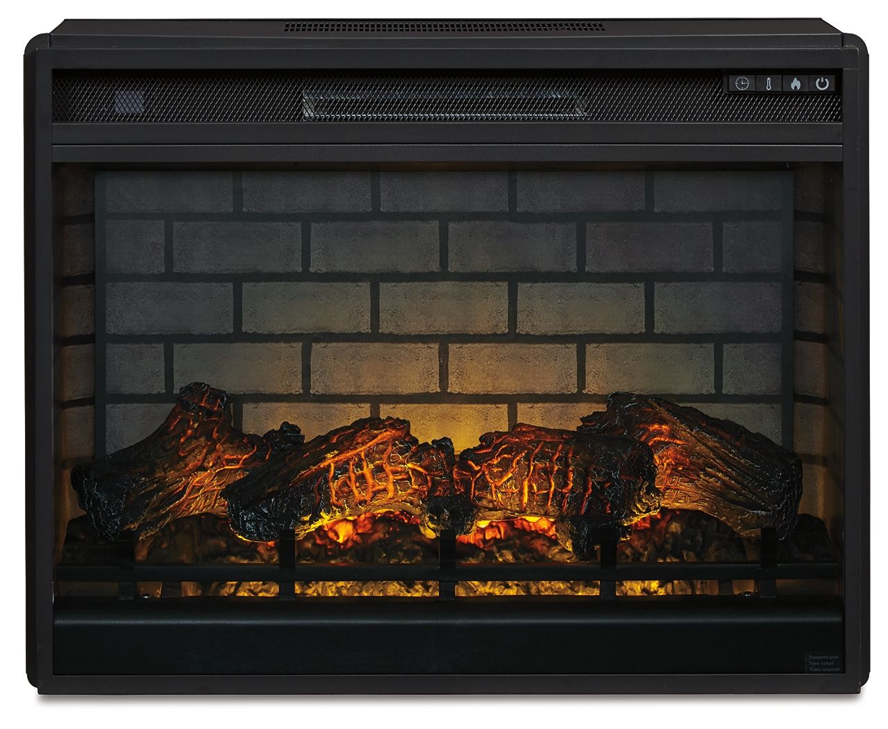 Entertainment Accessories - LG Fireplace Insert Infrared - Black