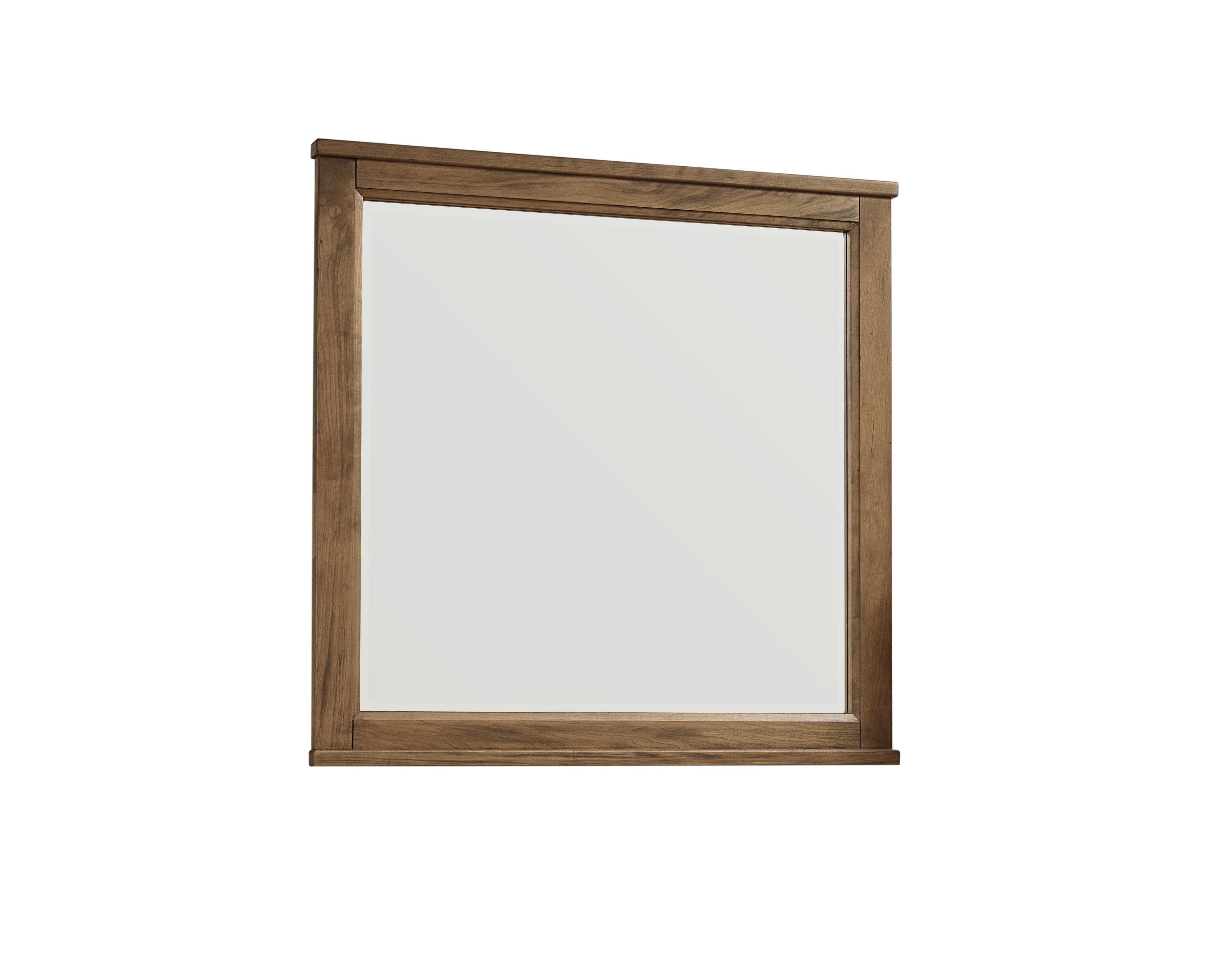 Vaughan-Bassett Crafted Cherry - Landscape Mirror - Beveled Glass - Medium Cherry