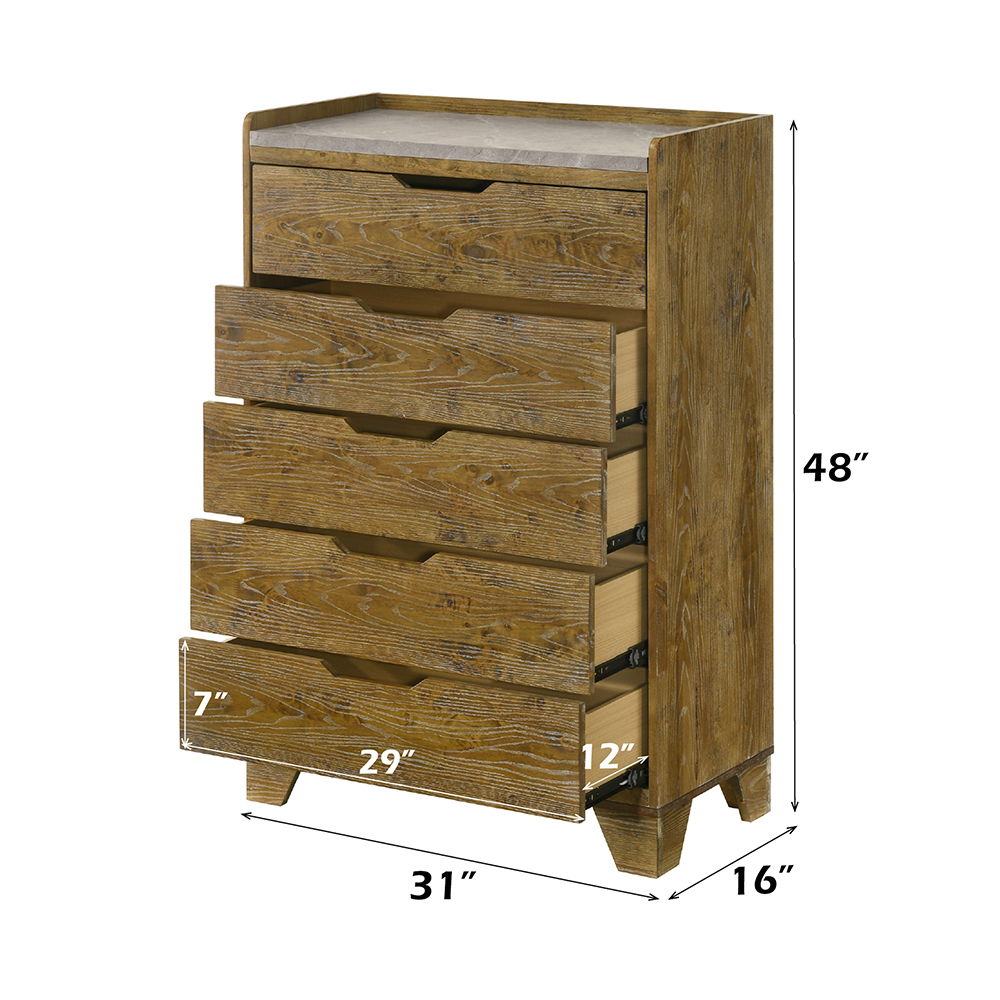 Garcia - Chest - Light Brown, light brown, view 4