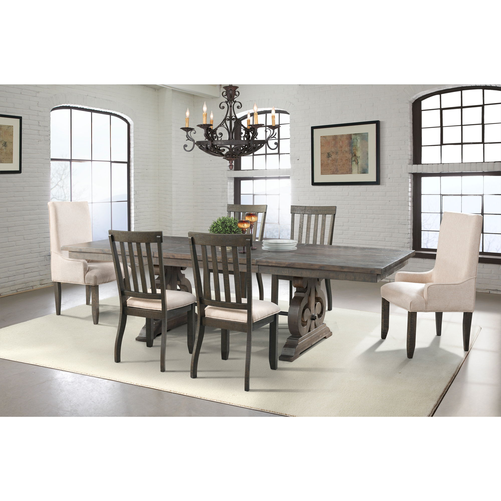 Stone - Dining Table - Smokey Dark Walnut