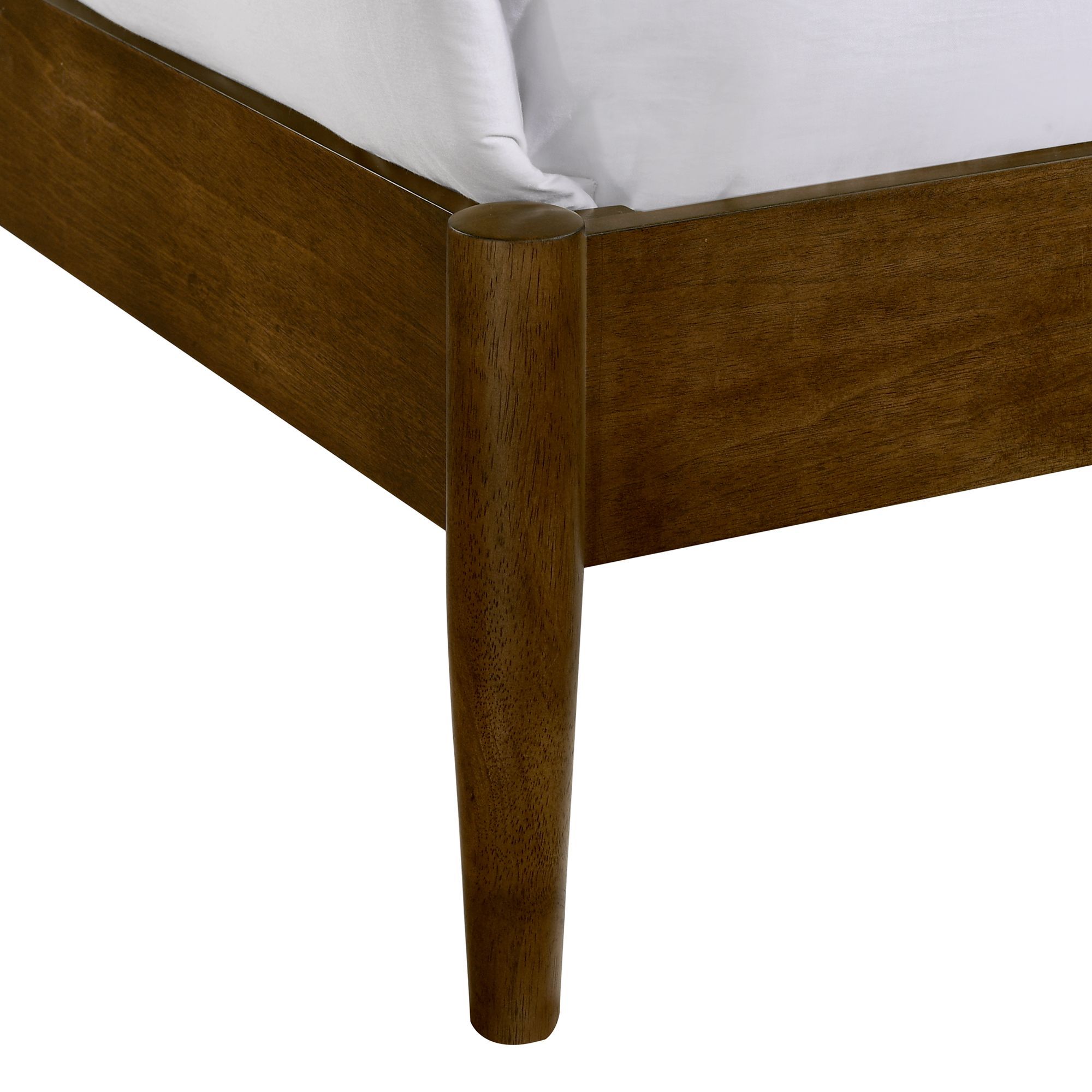 Malibu - Twin Panel Bed - Walnut
