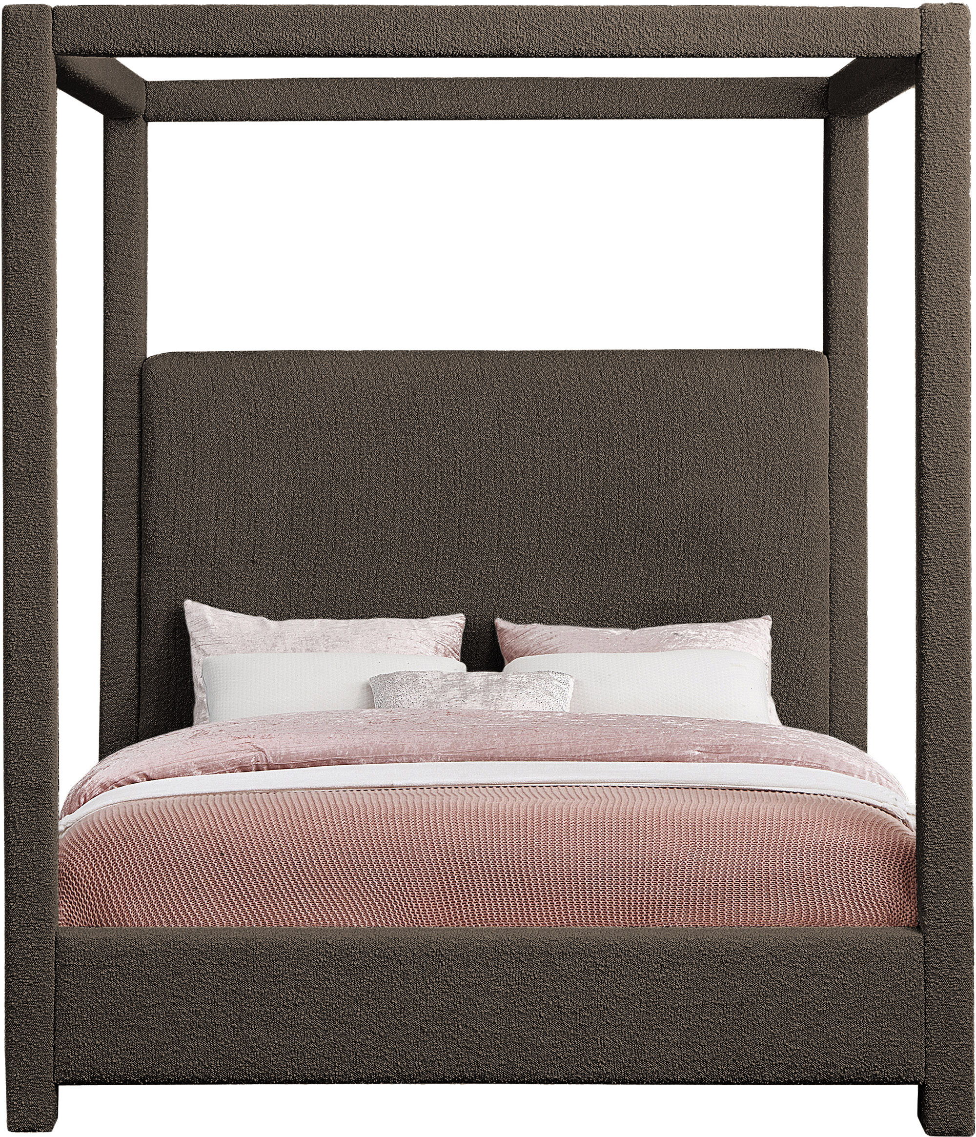 Eden - King Bed - Brown