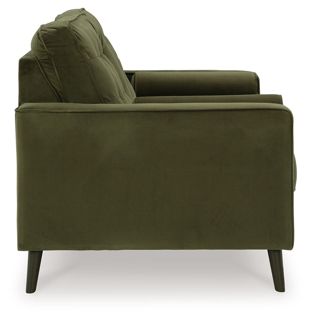 Ashley Furniture Reveon Lakes - Loveseat - Olive - Image 4