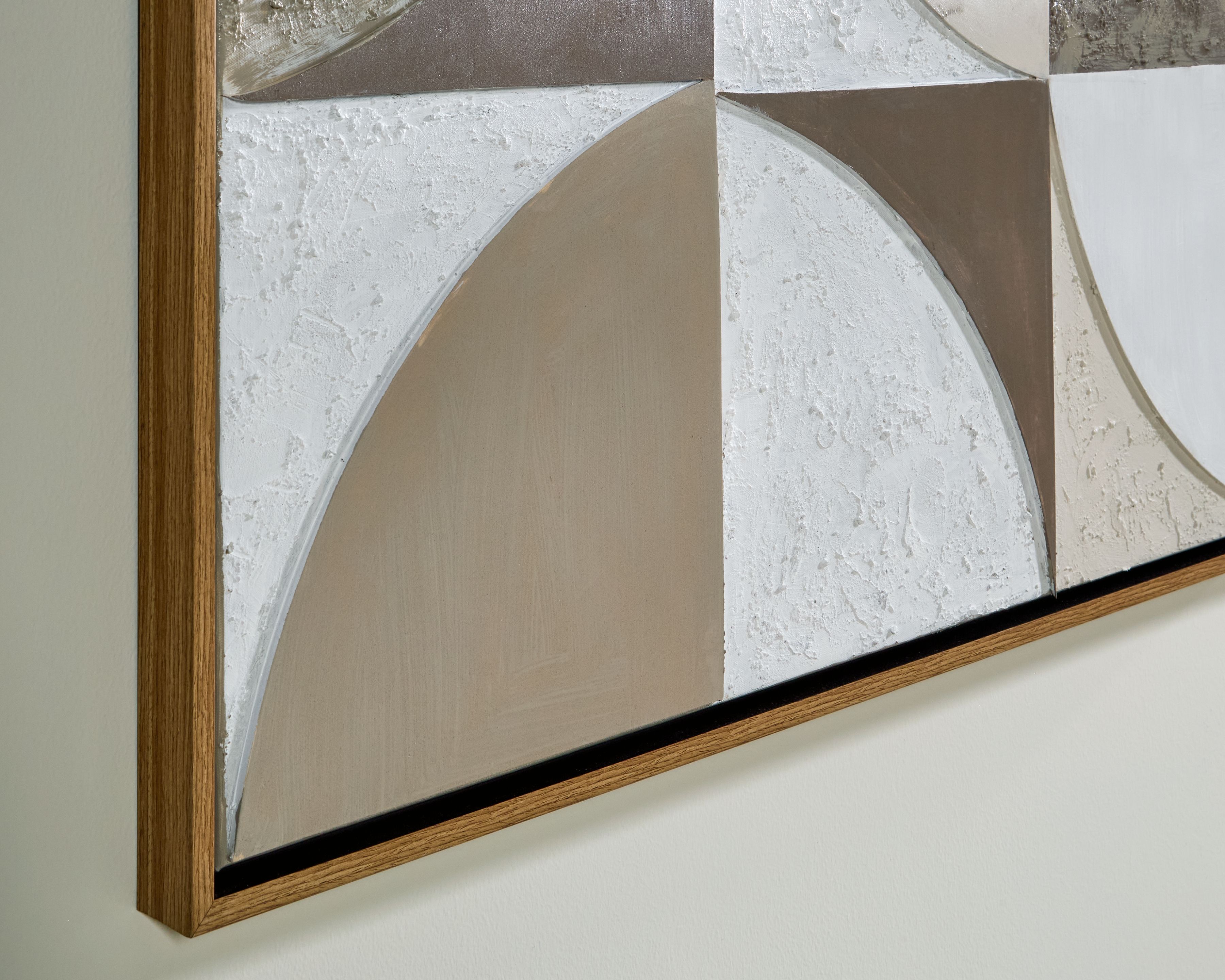 Ashley Furniture Harelman - Wall Art - Tan / Taupe / White - Image 8