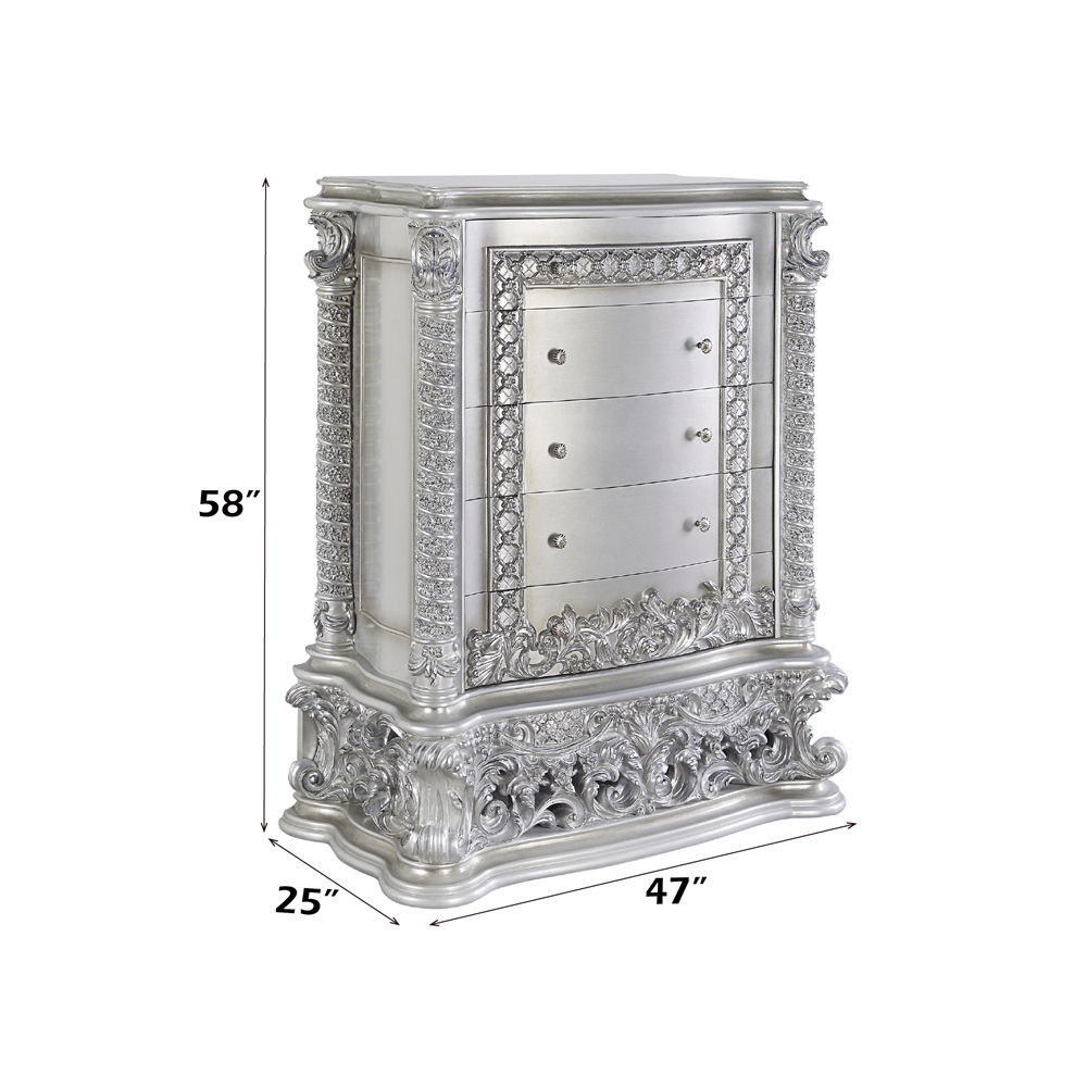 Valkyrie - Chest - Antique Platinum, silver, view 6