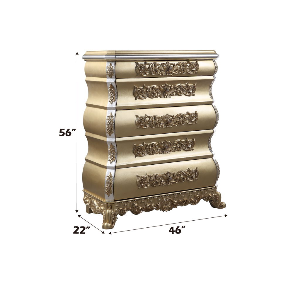 Seville - Chest - Gold, gold, view 5